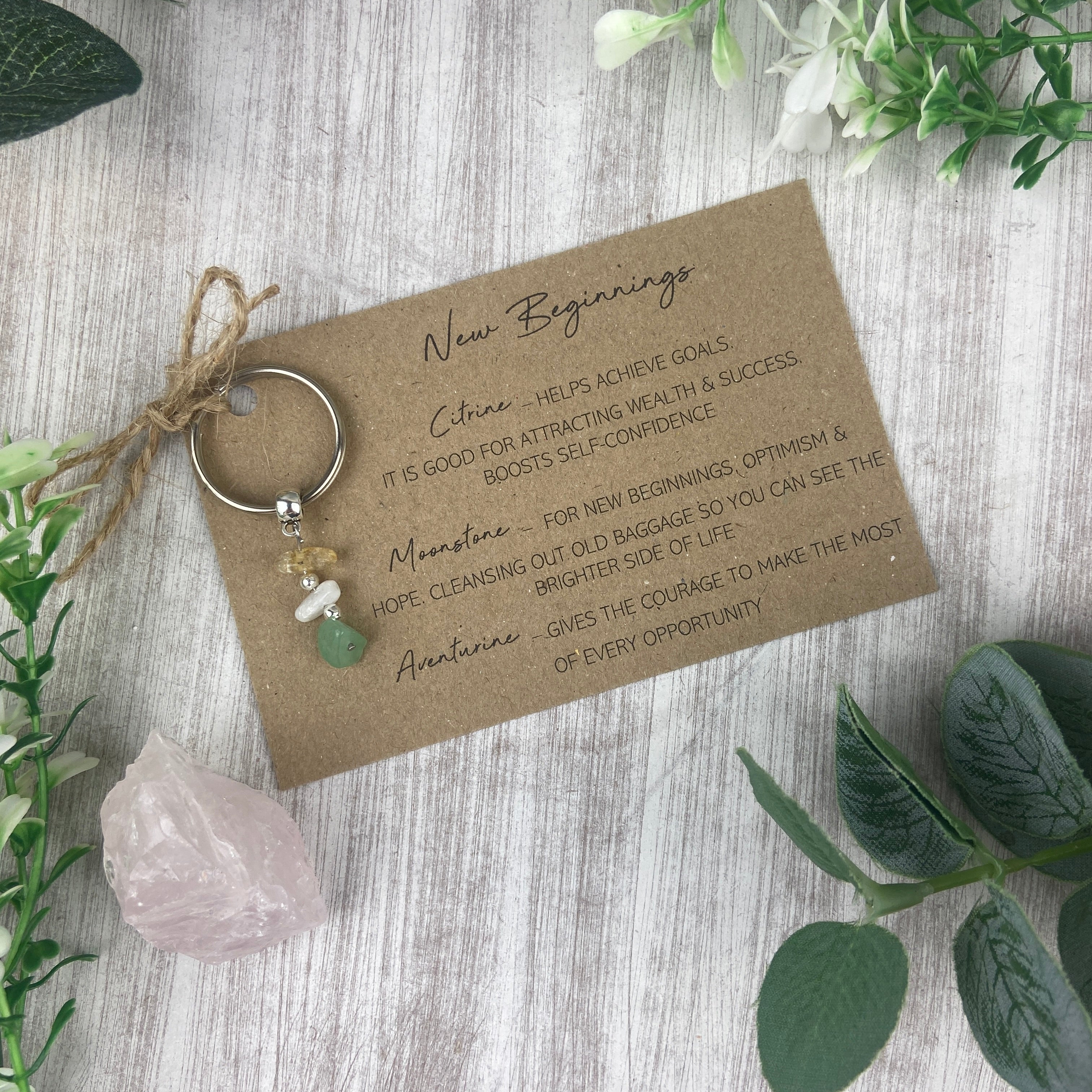 NEW BEGINNINGS Keyring