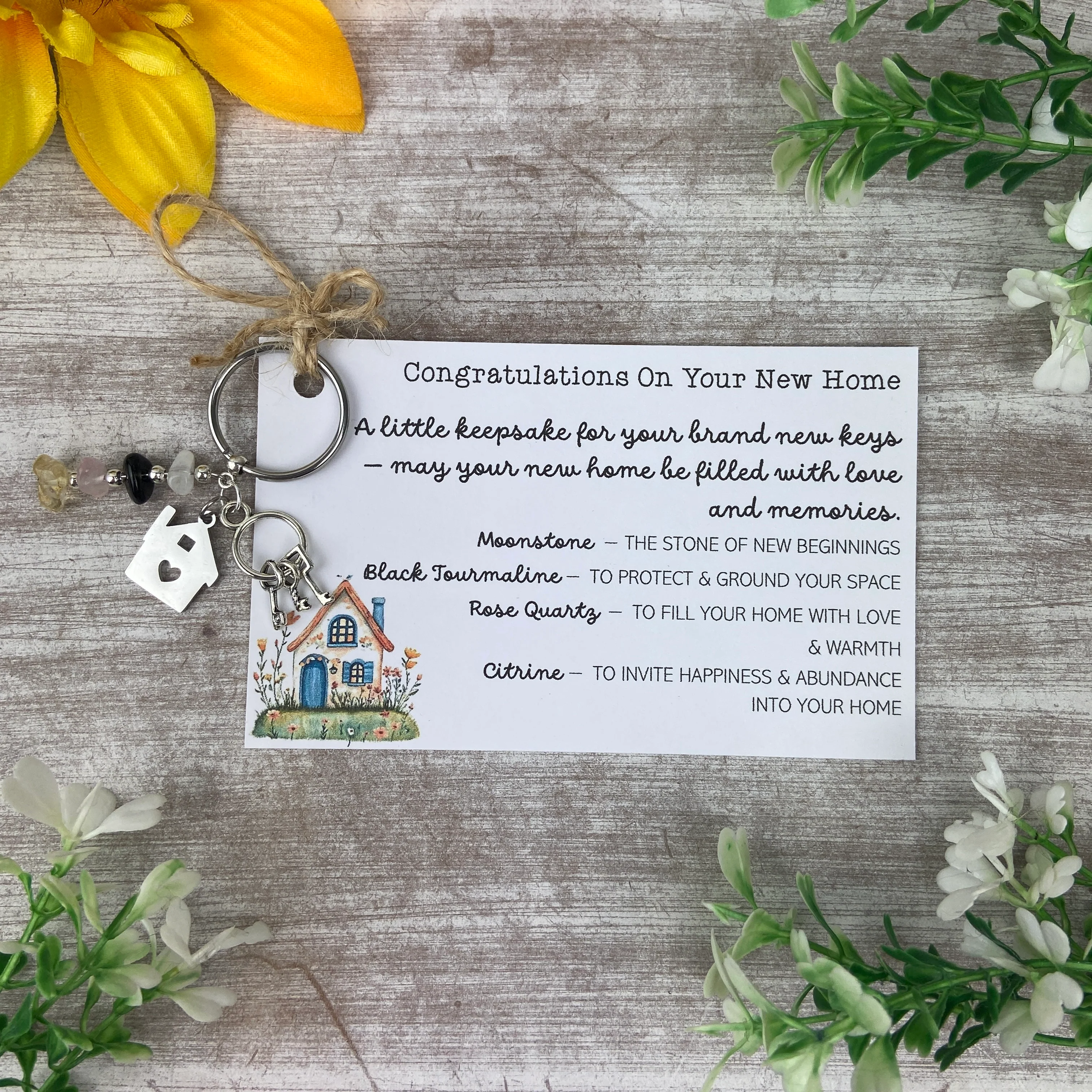 New Home Crystal Keyring - Image 4