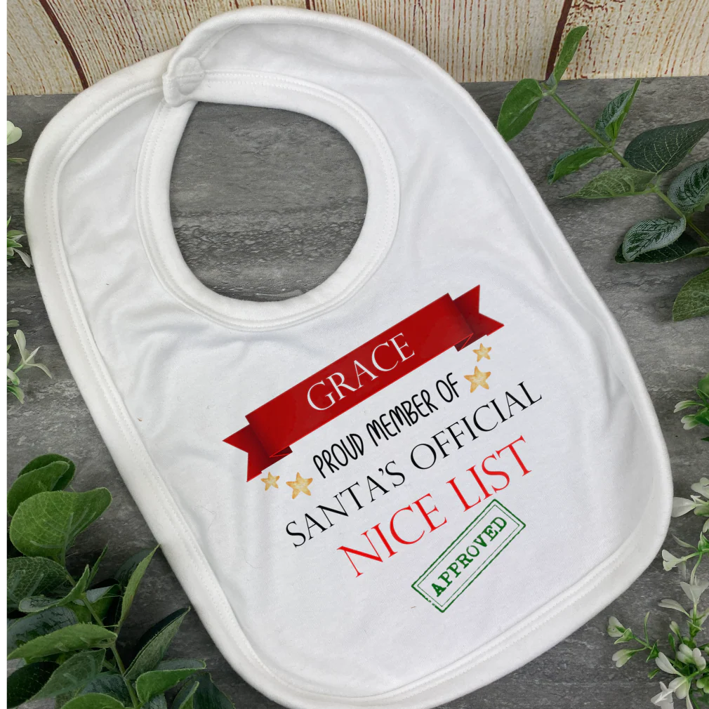 Nice List Christmas Bib and Vest - Image 2