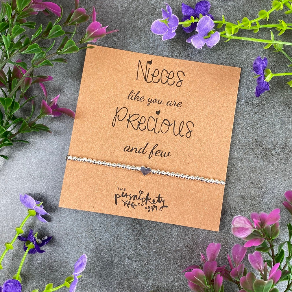 Nieces Like You Are Precious And Few Beaded Bracelet