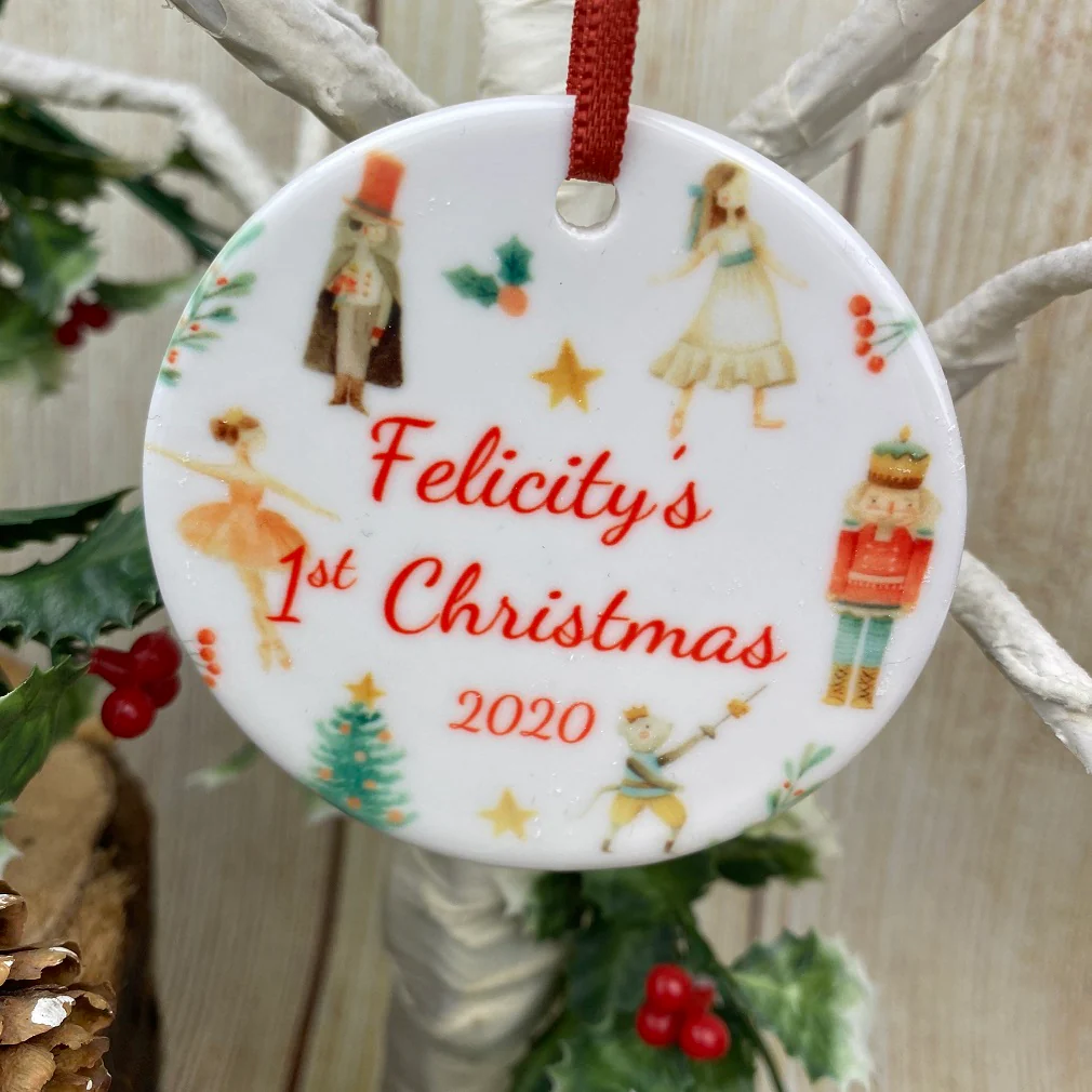 Nutcracker Babies 1st Christmas Hanging Decoration - Image 8