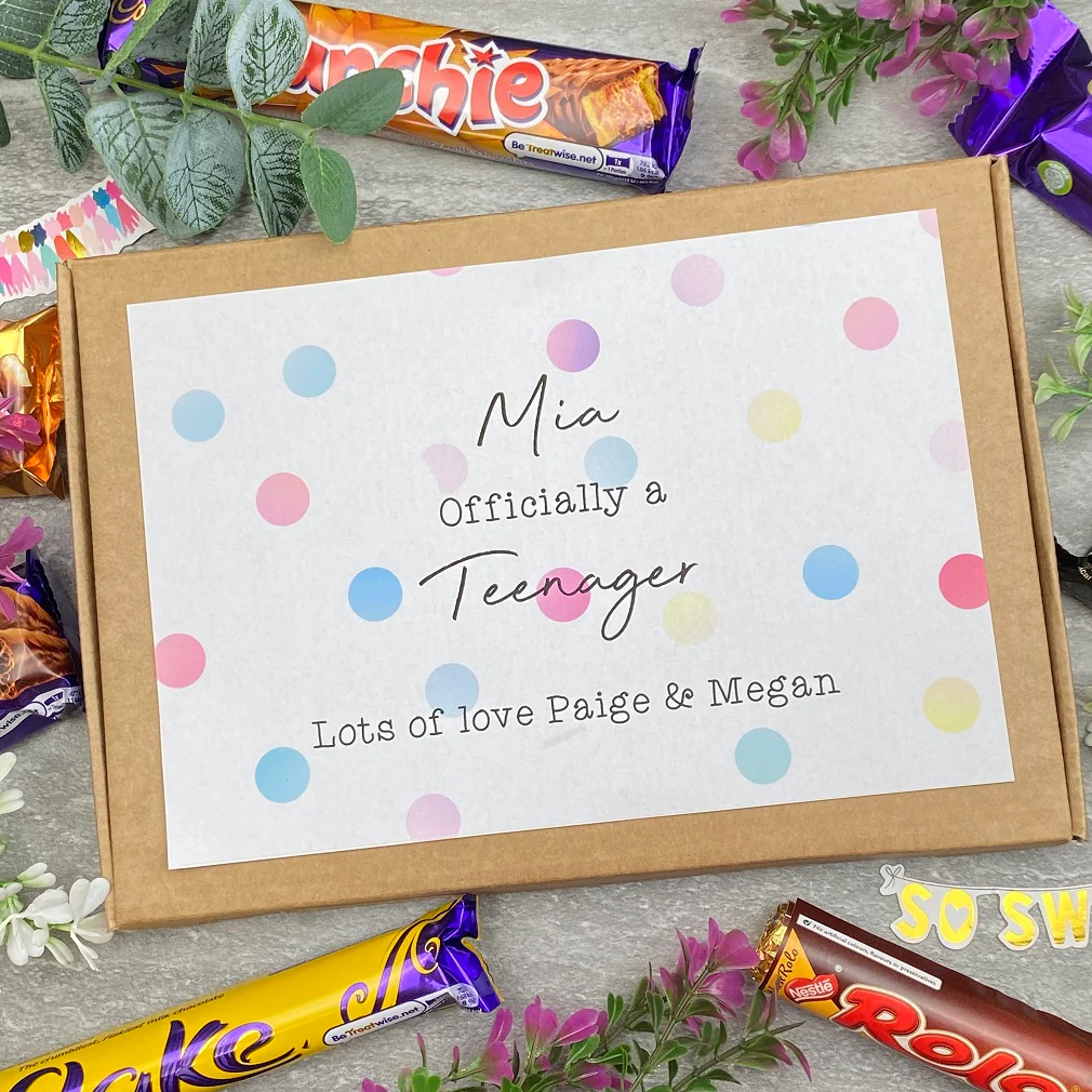 Officially A Teenager - Personalised Chocolate Box