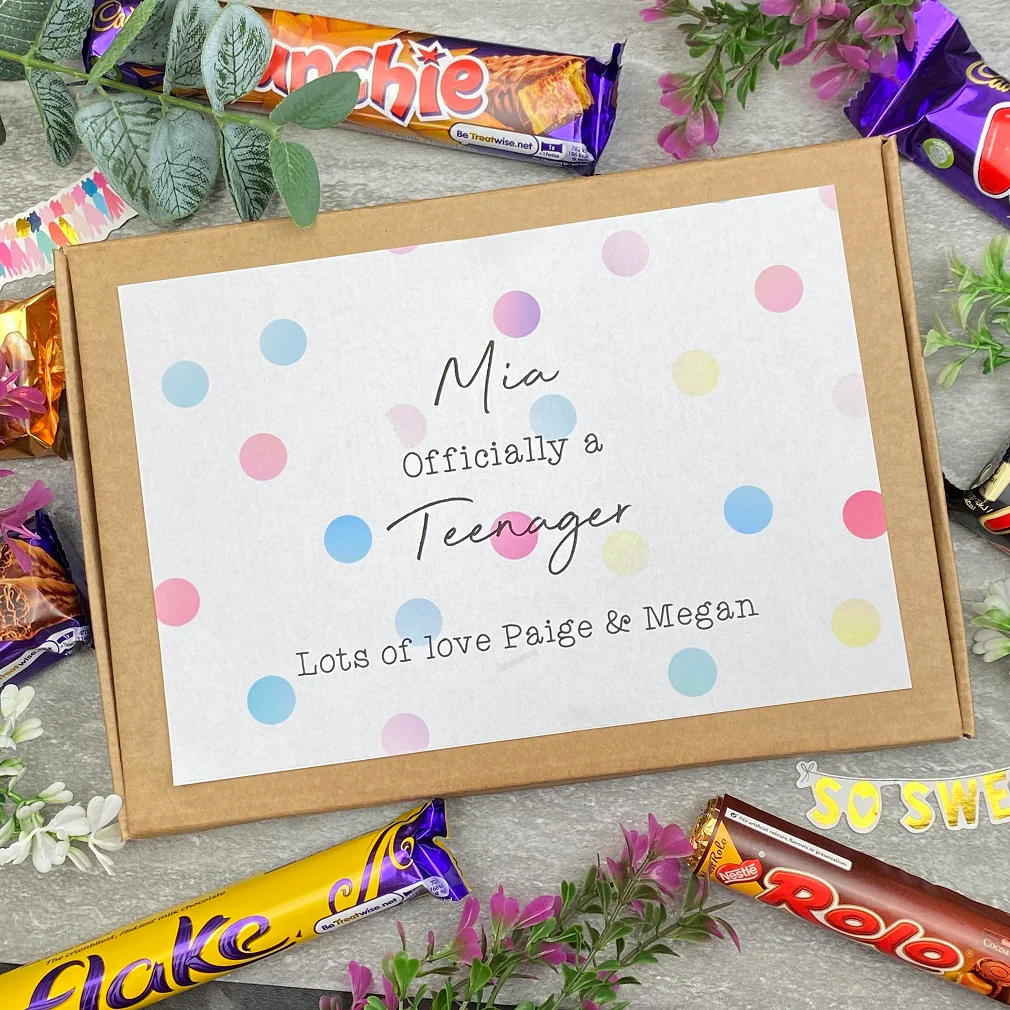Officially A Teenager - Personalised Chocolate Box - Image 5