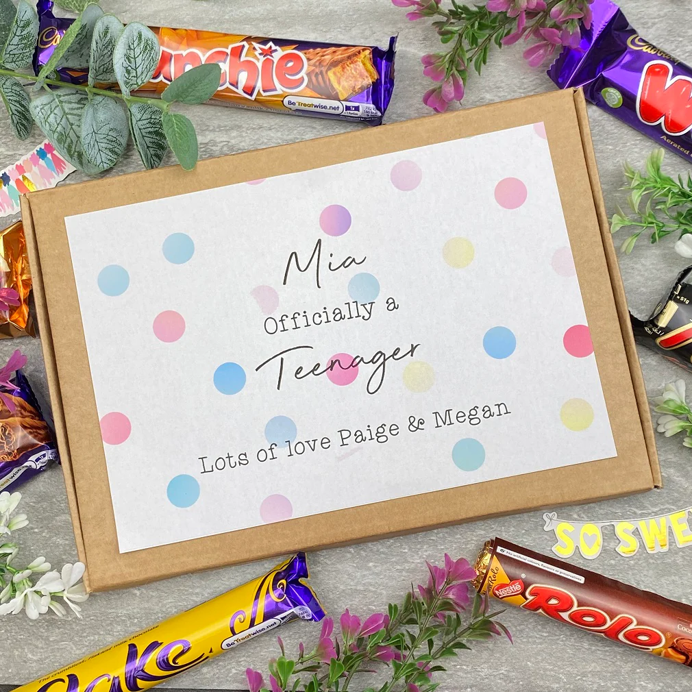 Officially A Teenager - Personalised Chocolate Box - Image 7