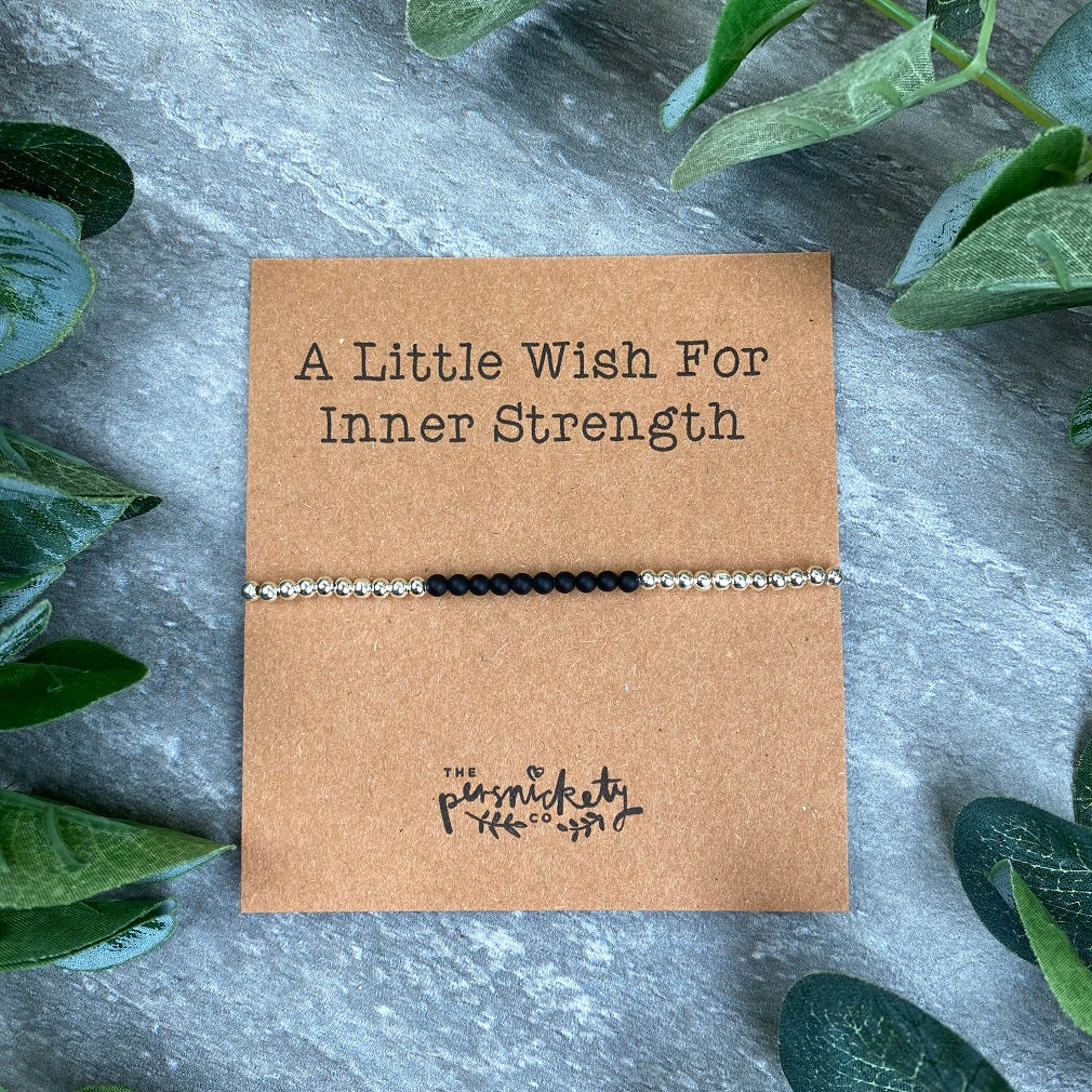 A Little Wish For Inner Strength - Beaded Bracelet - Image 2