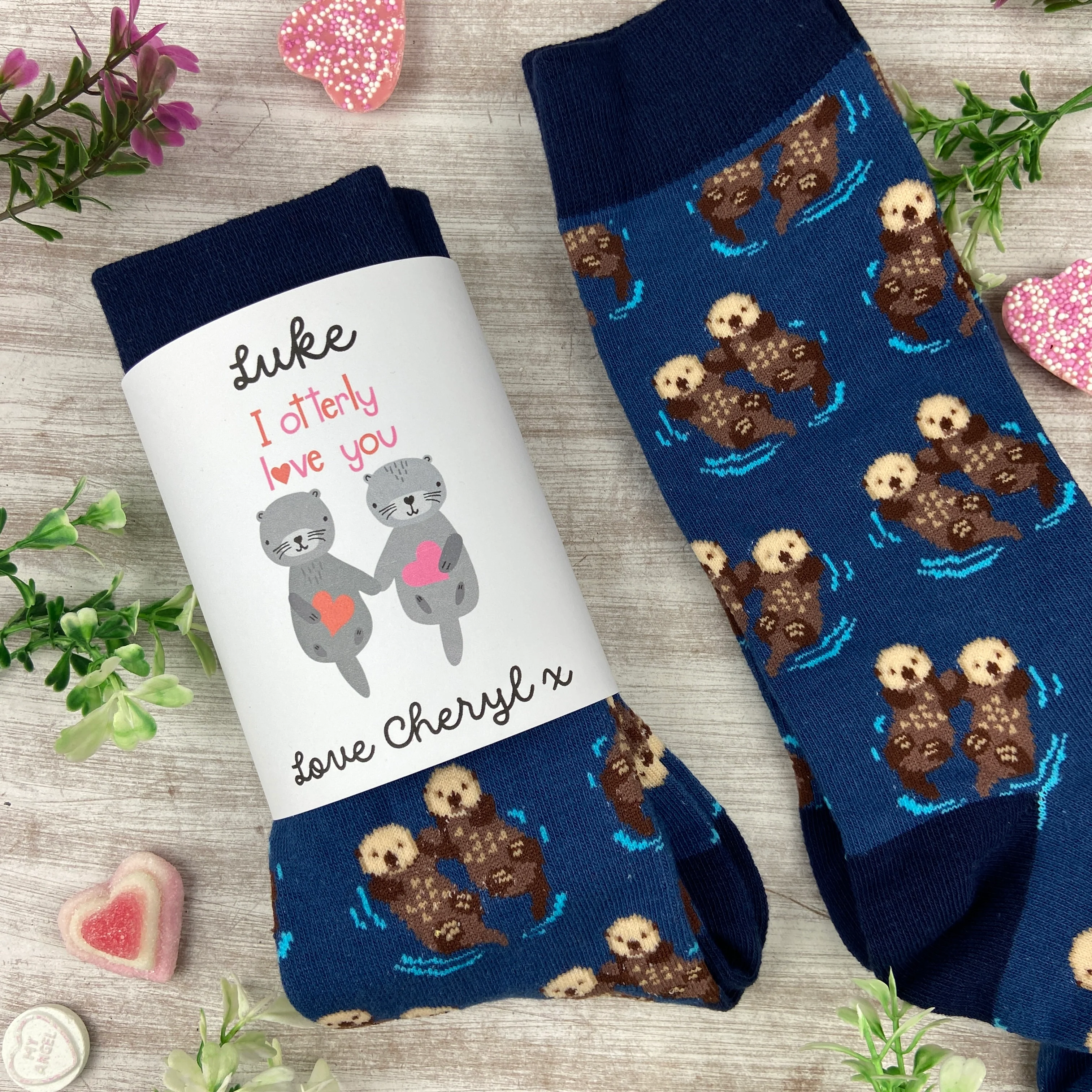 Otter Socks With Personalised Label - Image 7