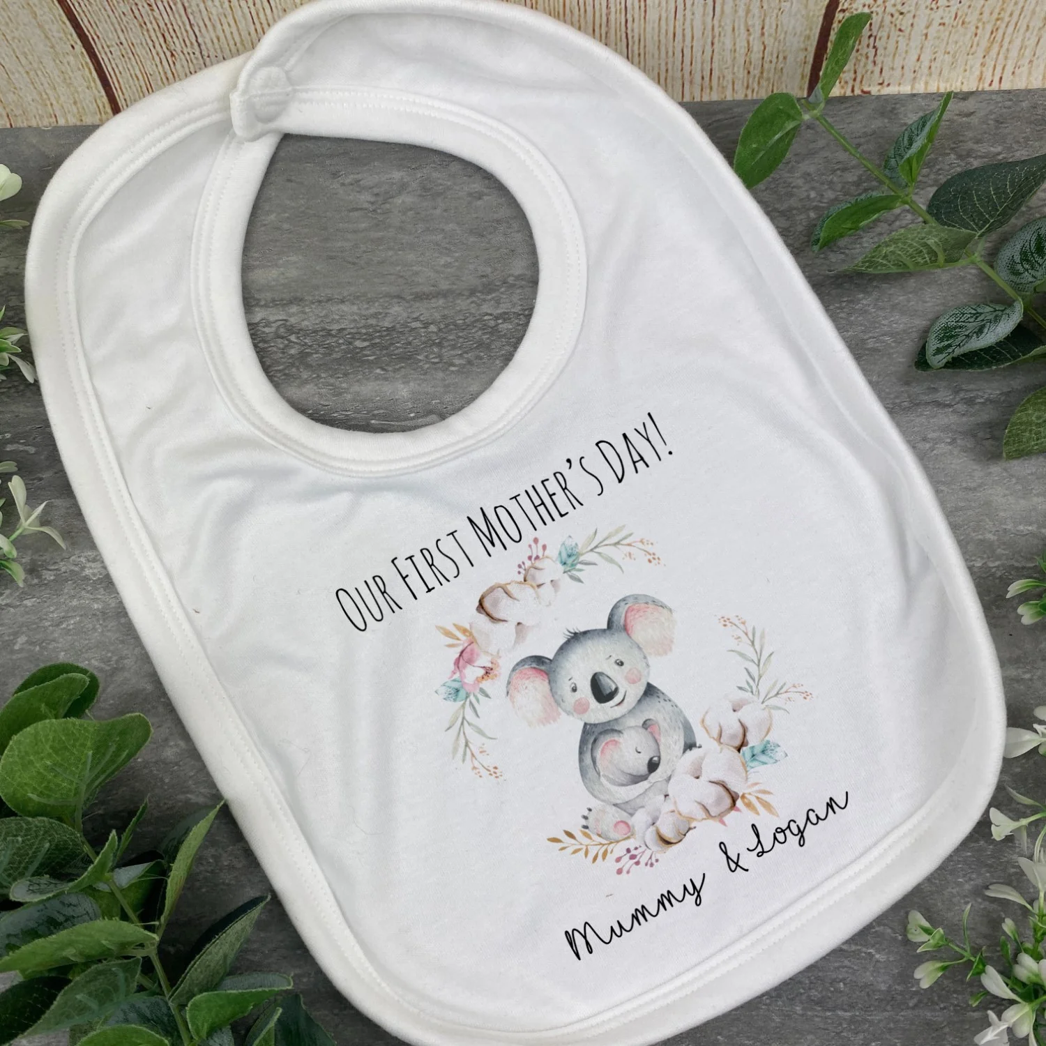 Our 1st Mother's Day Cute Koala Vest and Bib - Image 7