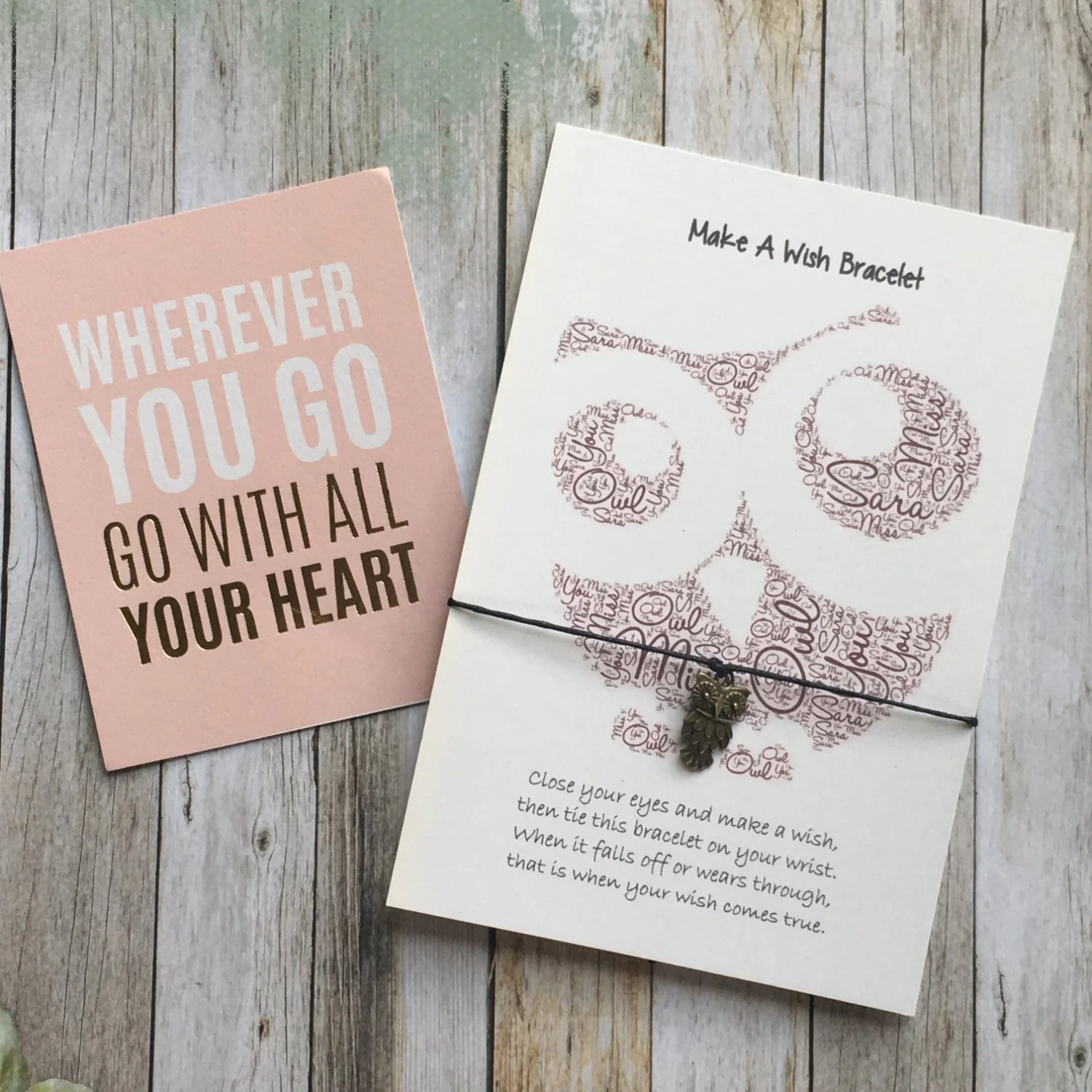 Personalised Print Owl Miss You