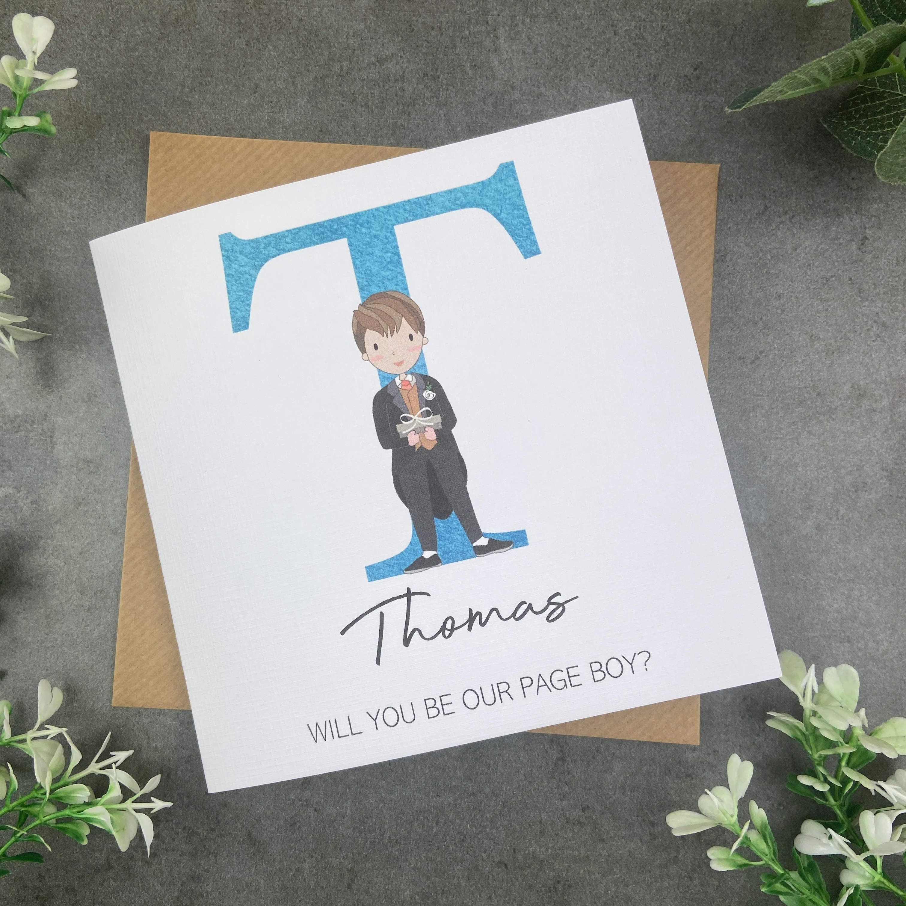 Page Boy Proposal Card - Image 3