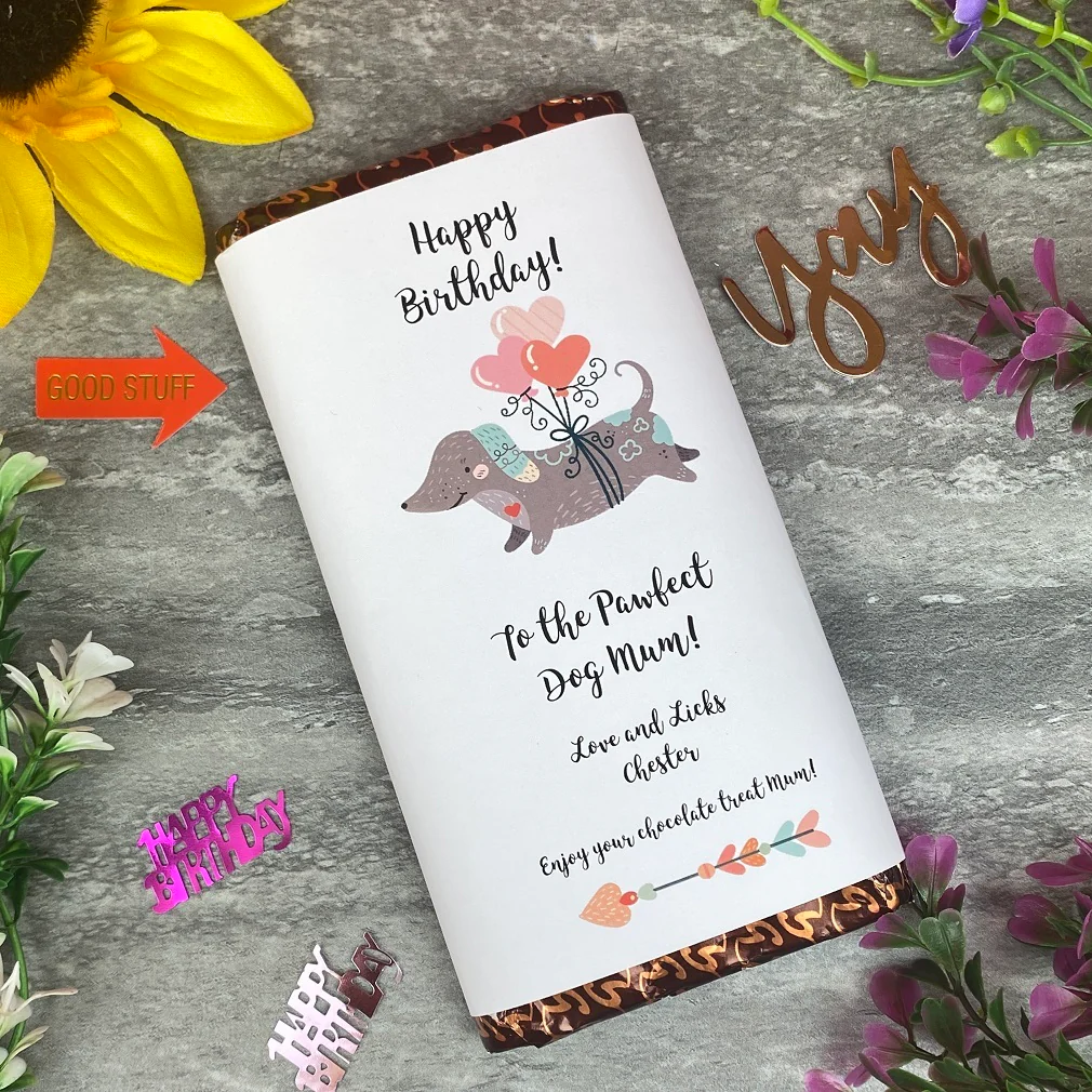 Pawfect Dog Mum/Dad Birthday Chocolate Bar