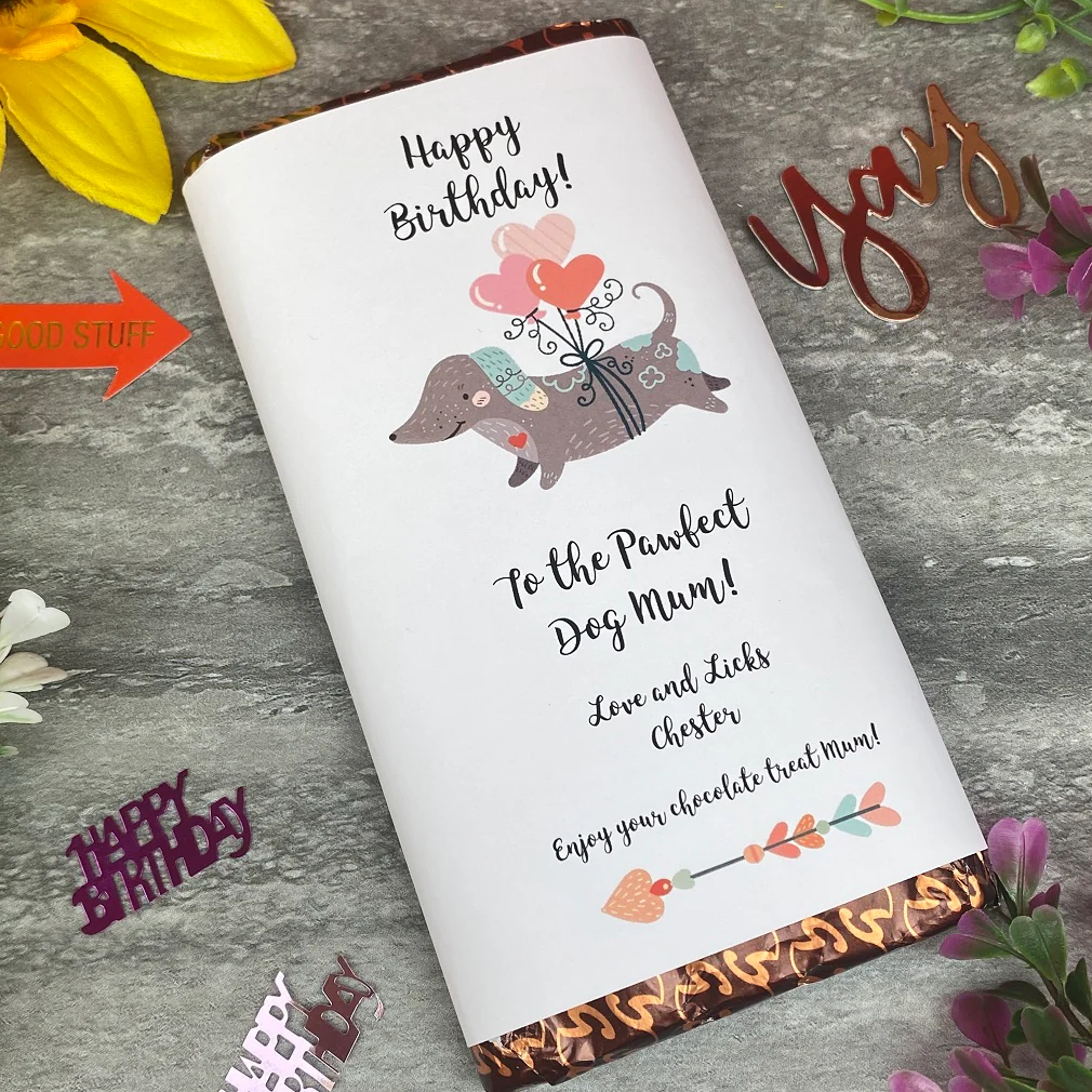 Pawfect Dog Mum/Dad Birthday Chocolate Bar - Image 6