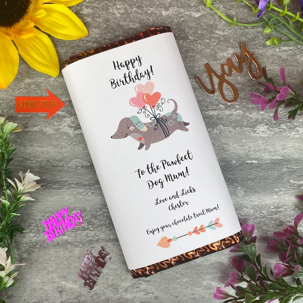 Pawfect Dog Mum/Dad Birthday Chocolate Bar - Image 7