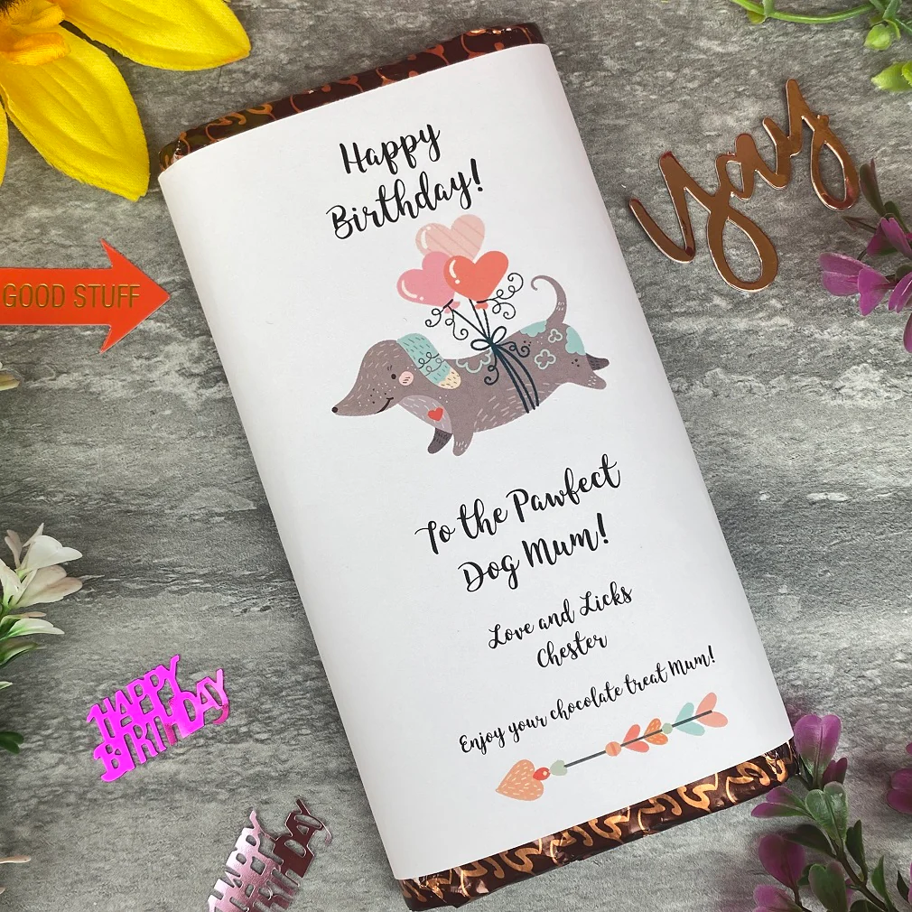 Pawfect Dog Mum/Dad Birthday Chocolate Bar - Image 8