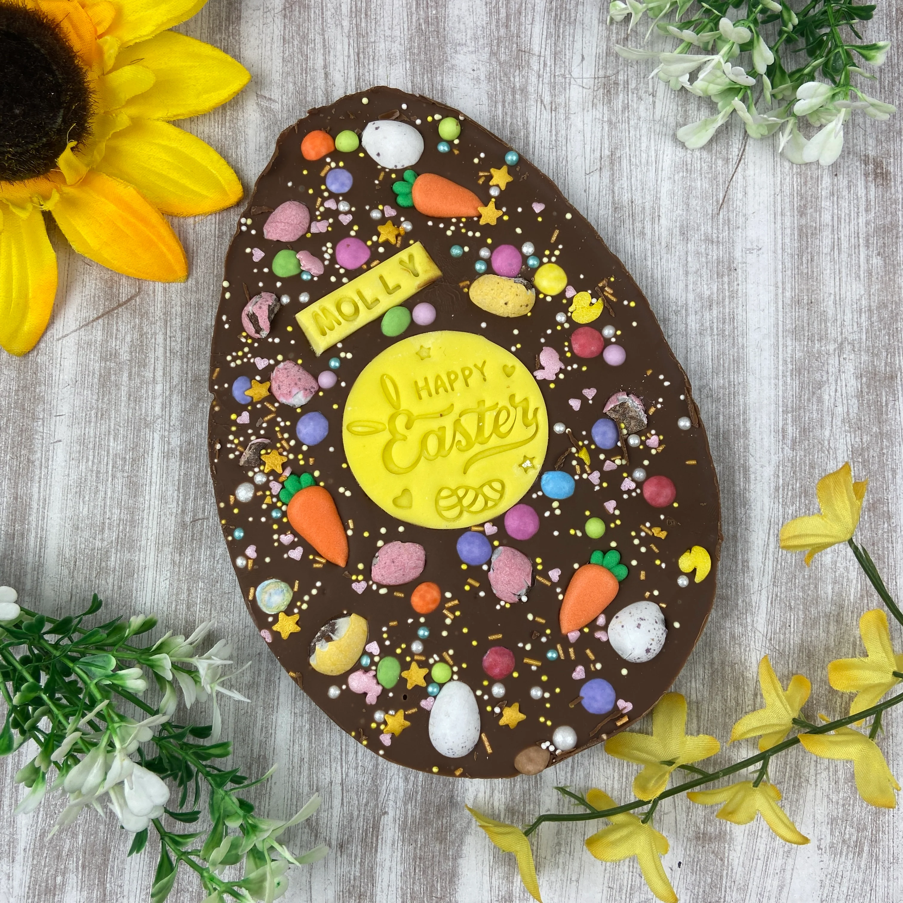 Personalised Belgian Chocolate Flat Easter Egg - Image 10