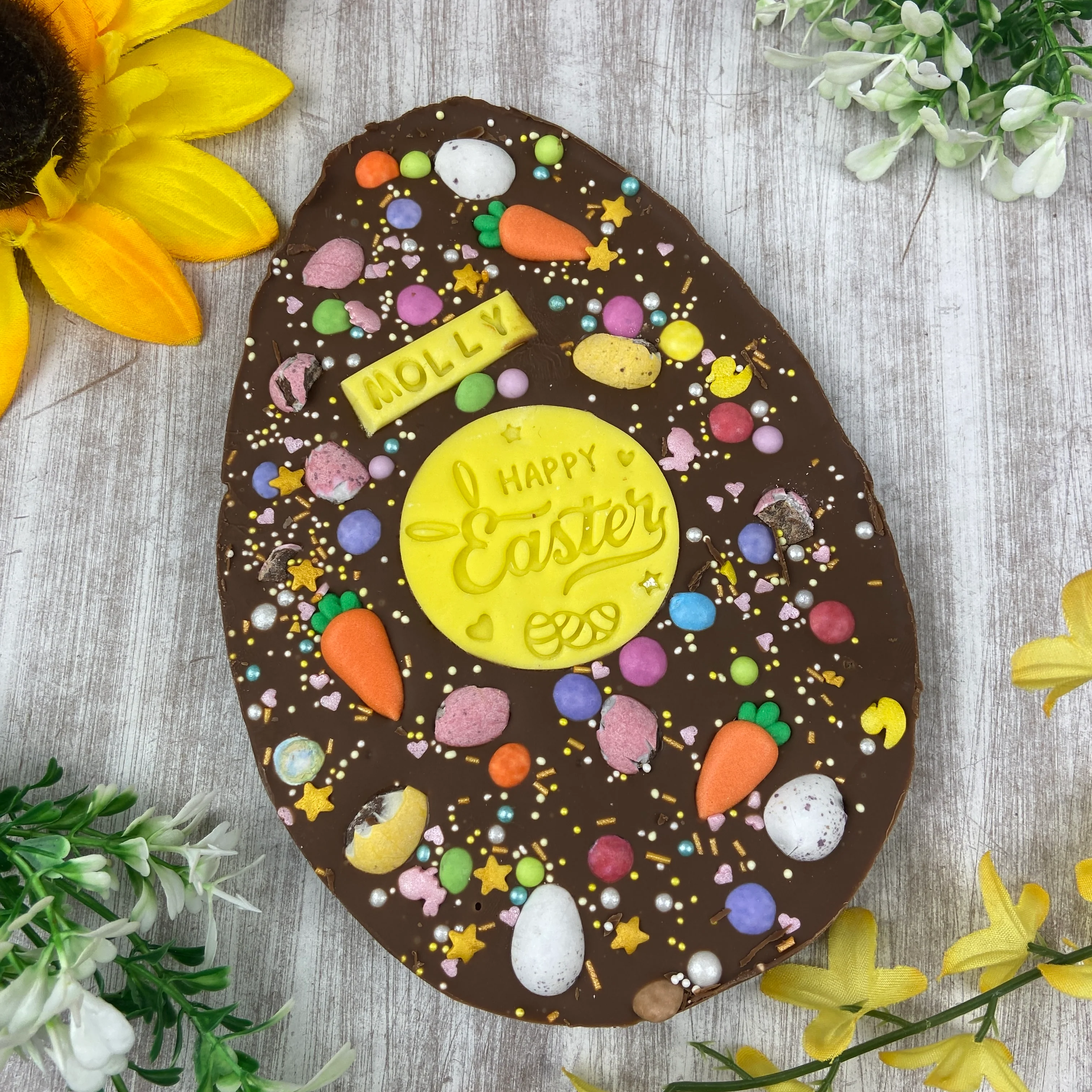 Personalised Belgian Chocolate Flat Easter Egg - Image 11