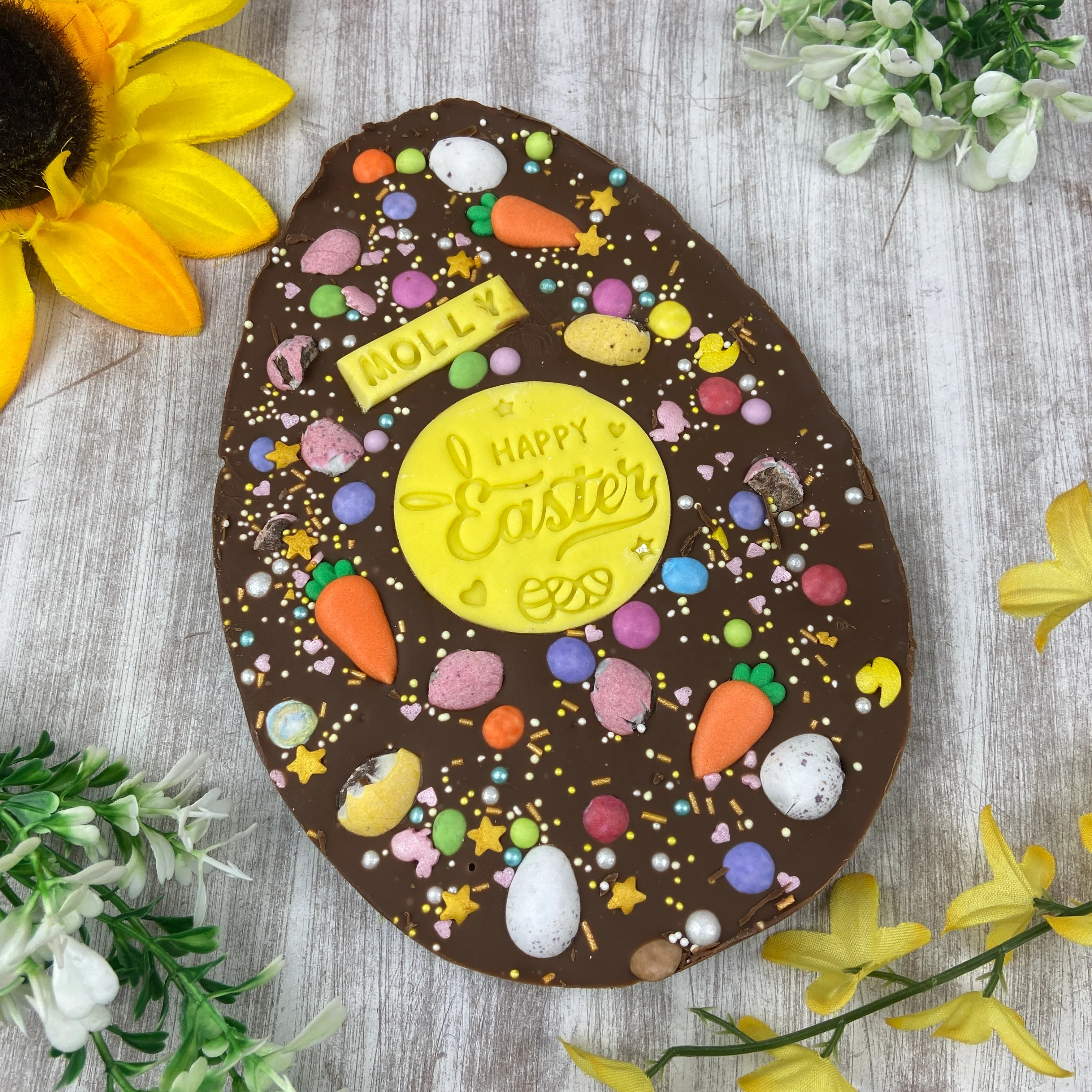 Personalised Belgian Chocolate Flat Easter Egg - Image 13