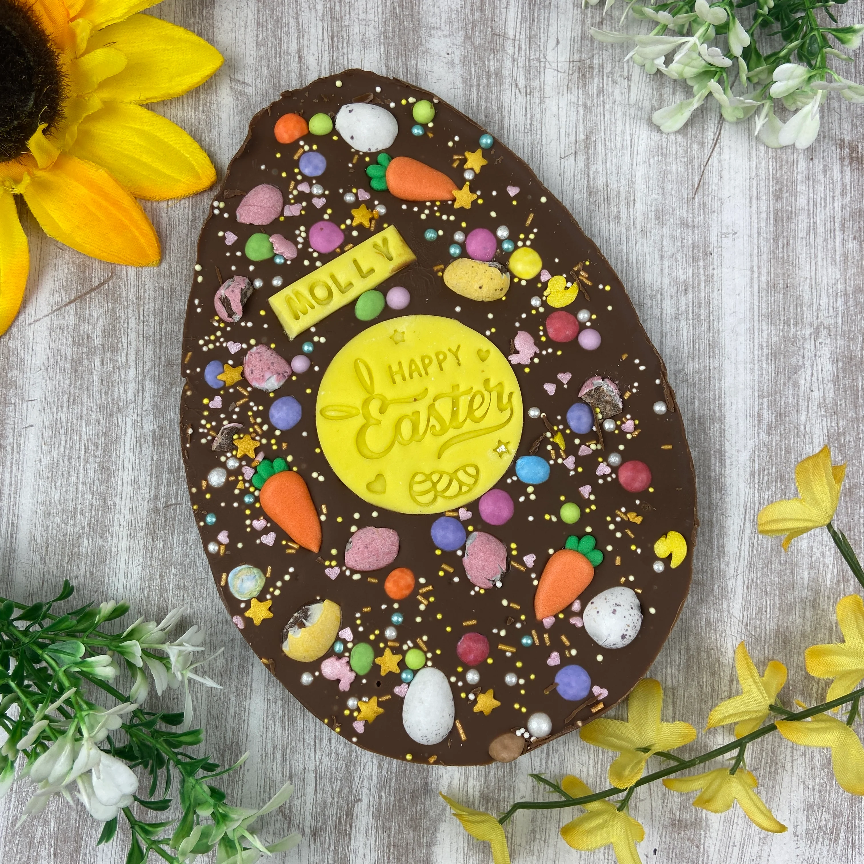 Personalised Belgian Chocolate Flat Easter Egg - Image 14