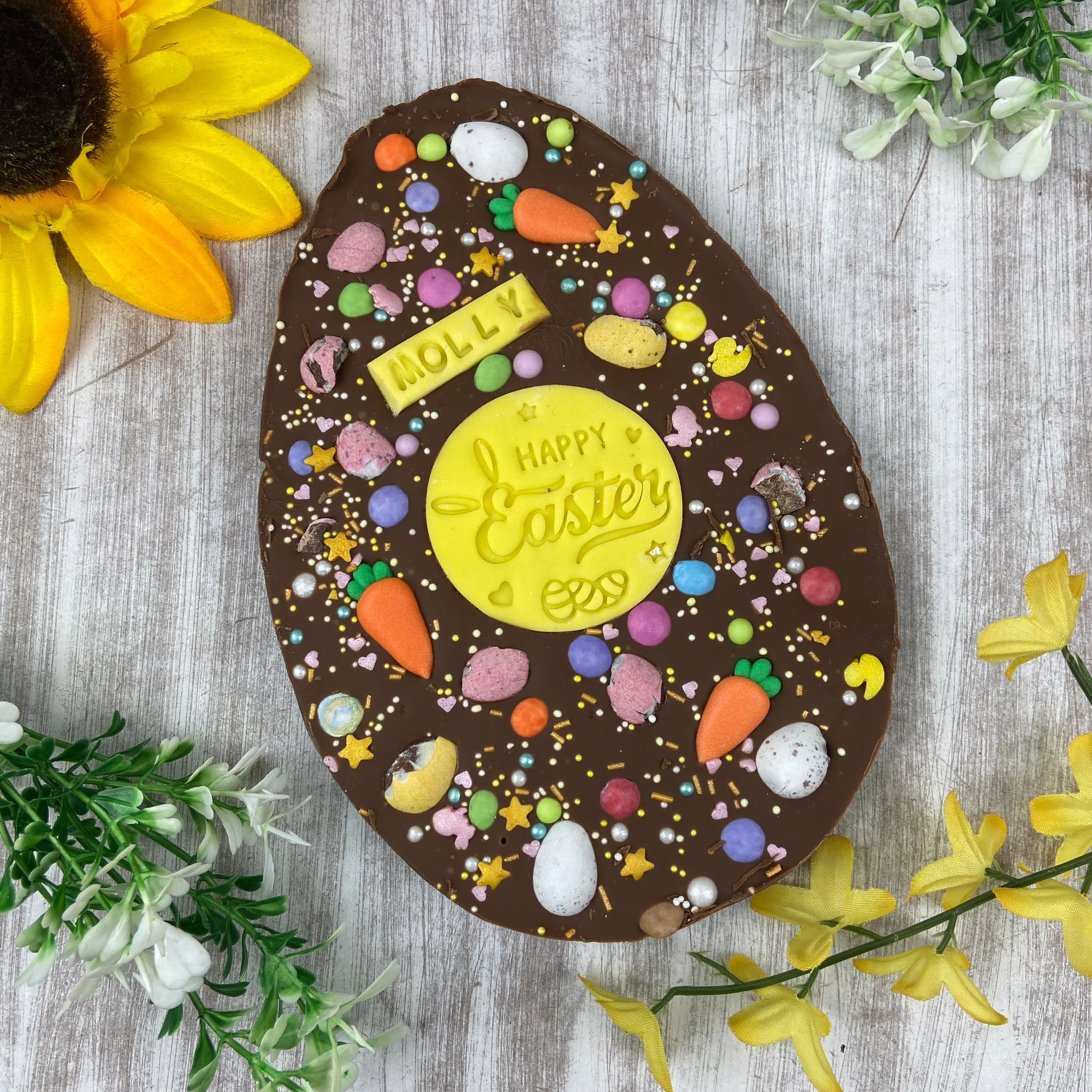 Personalised Belgian Chocolate Flat Easter Egg - Image 8