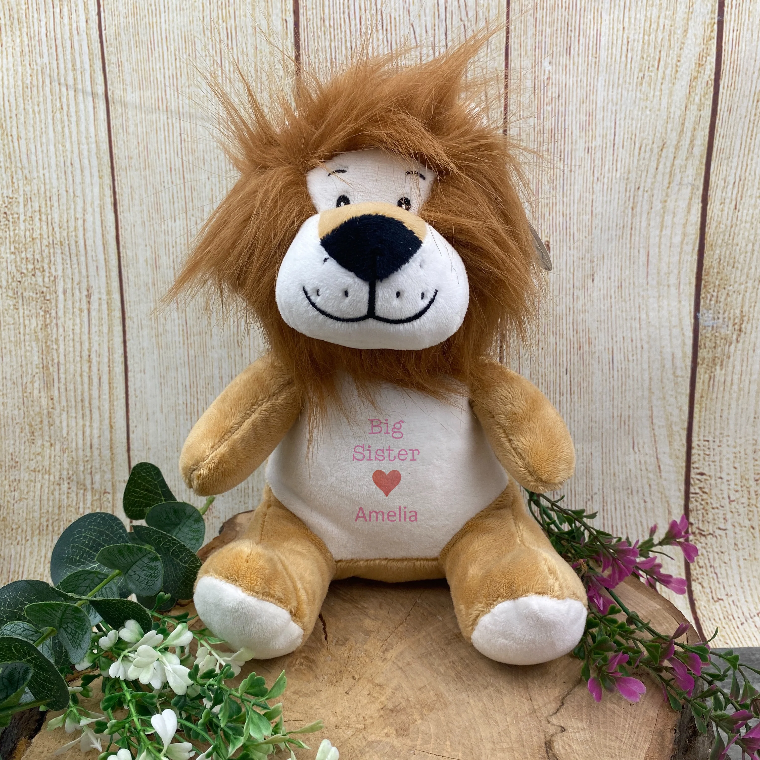 Personalised 'Big Sister' Lion Soft Toy - Image 2