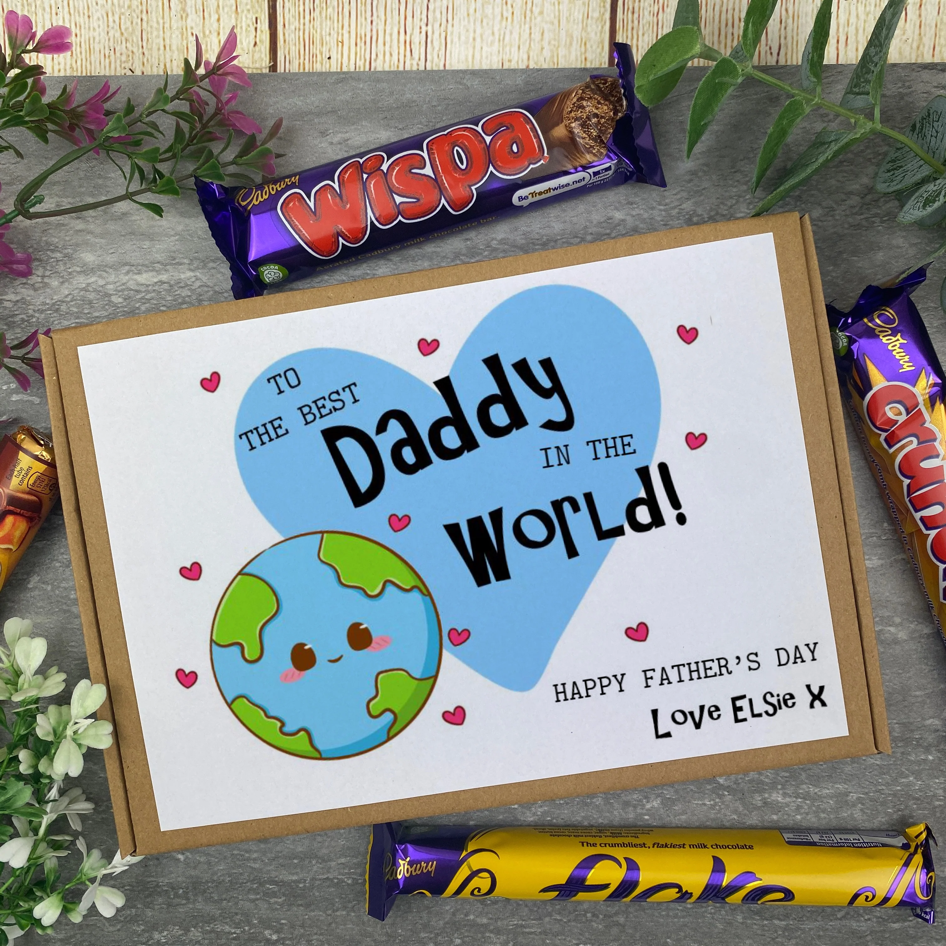 Personalised Father's Day Chocolate Gift Box - Best Daddy In The World - Image 2
