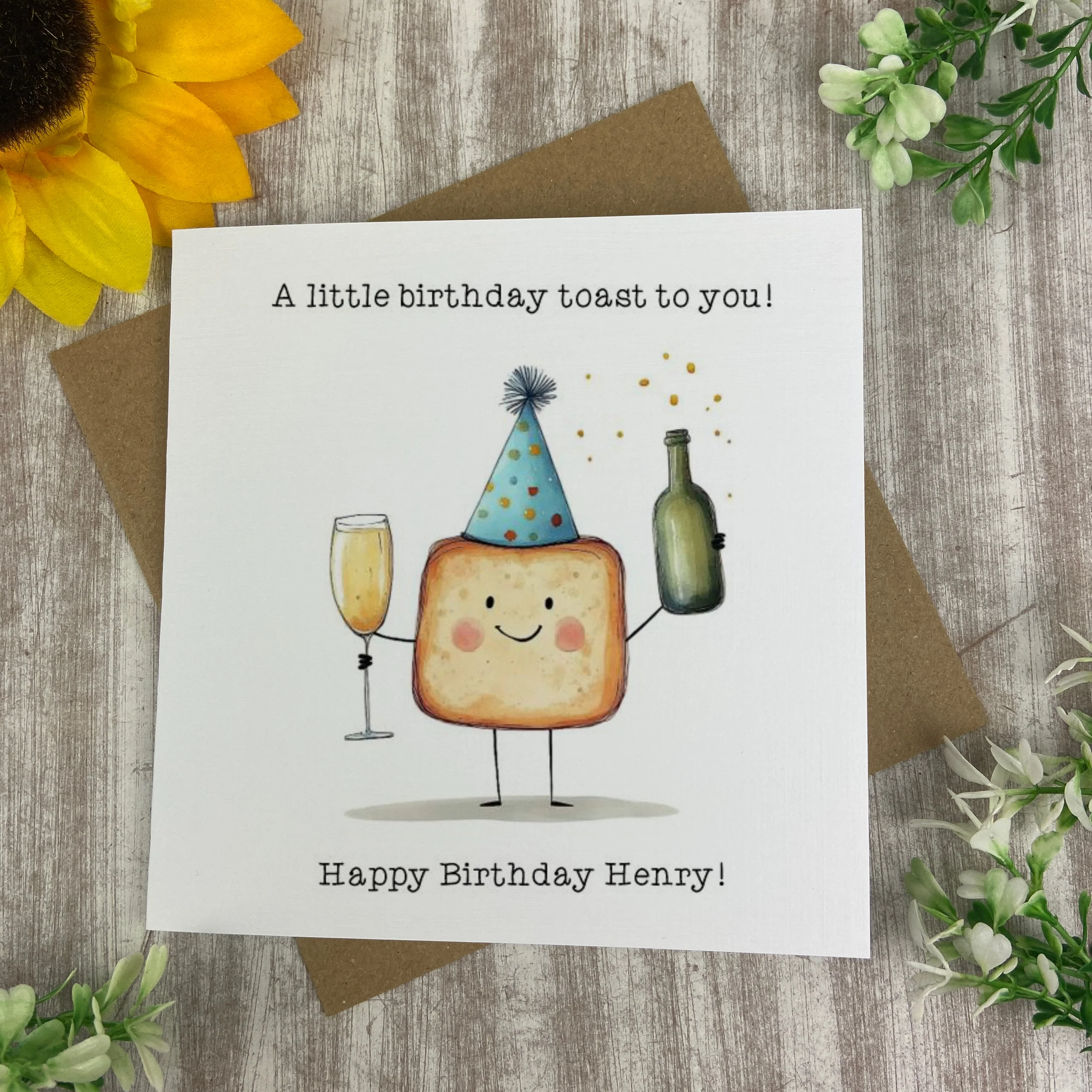 Personalised Toast Birthday Card - Image 2