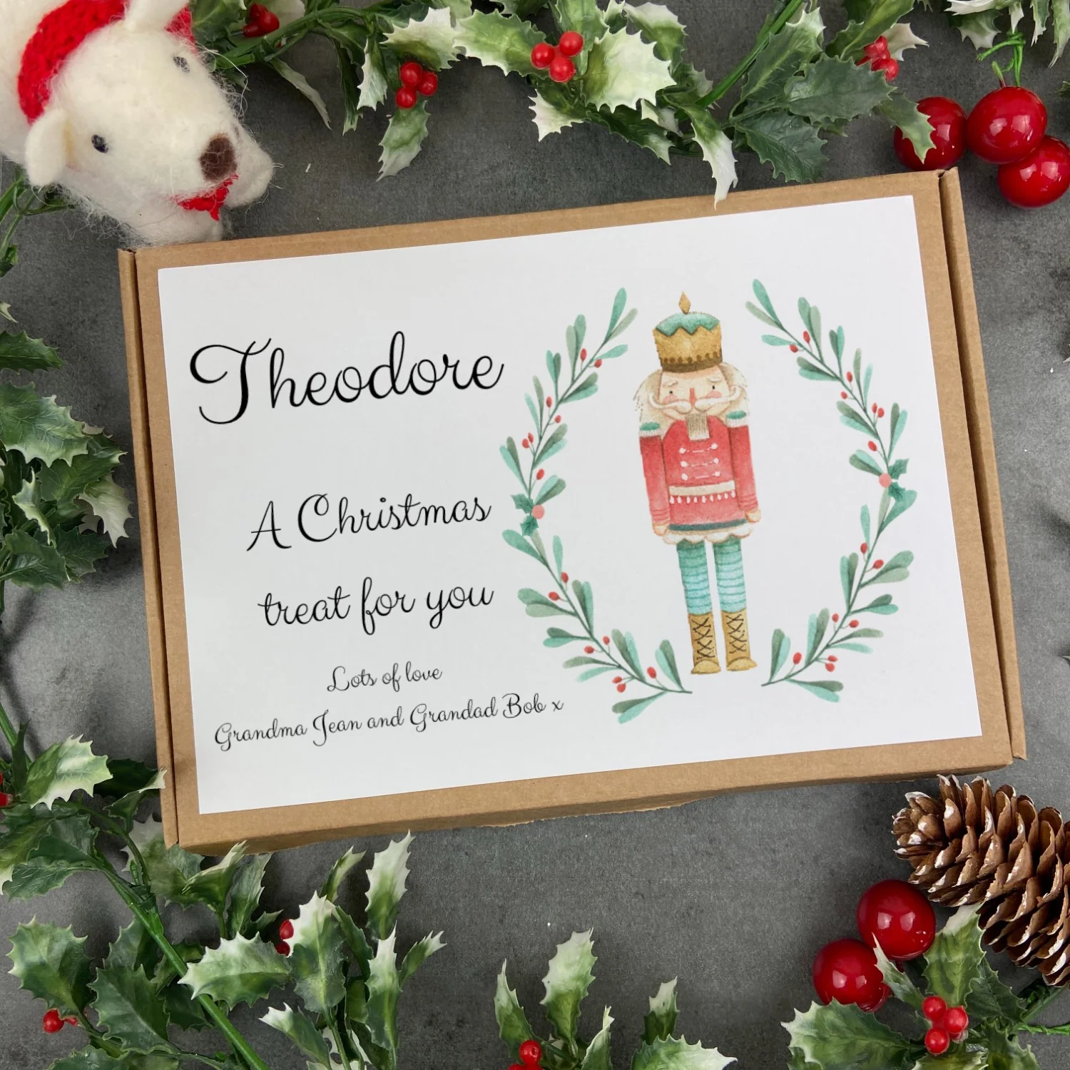 Personalised Chocolate Bar Box - Nutcracker - Image 2