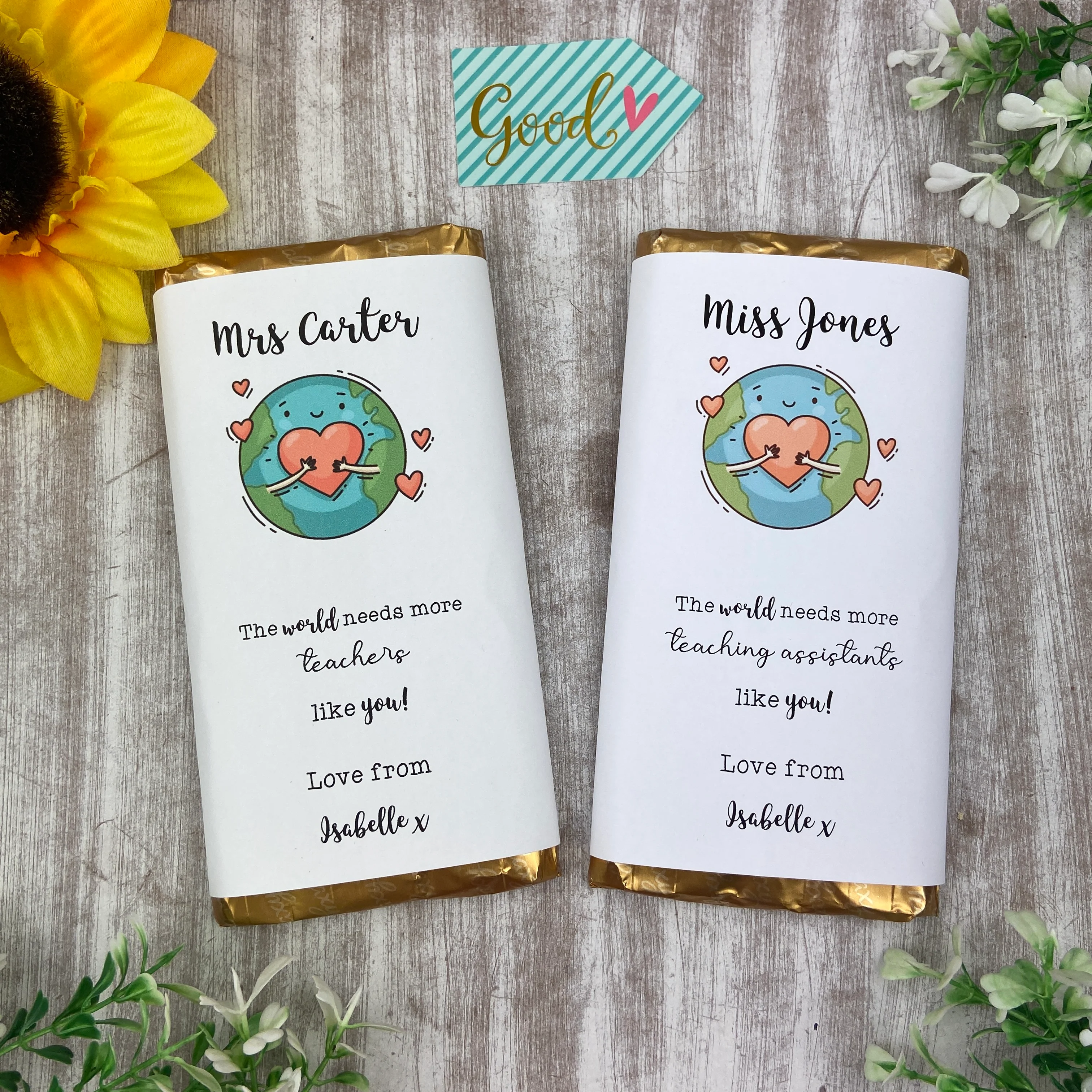 Personalised  Chocolate Bar Teacher Gift - Image 2