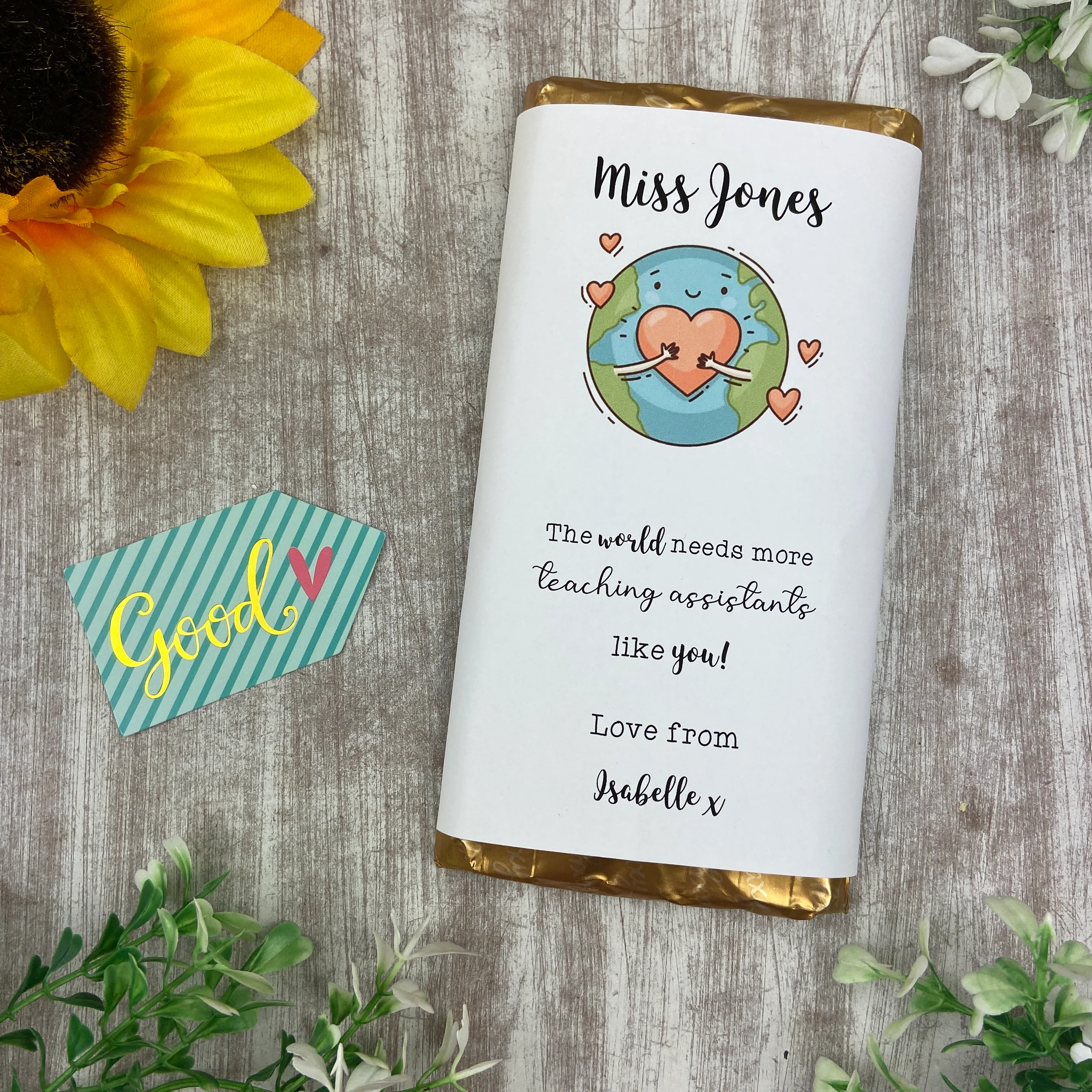Personalised  Chocolate Bar Teacher Gift - Image 7