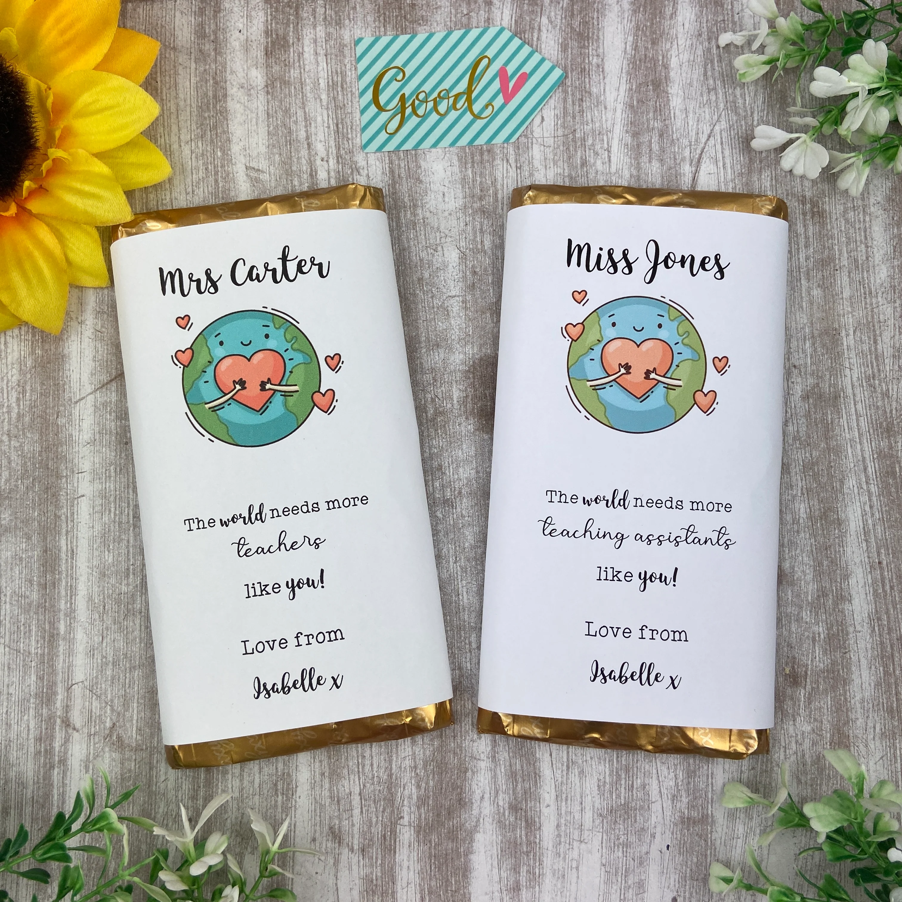 Personalised  Chocolate Bar Teacher Gift - Image 9