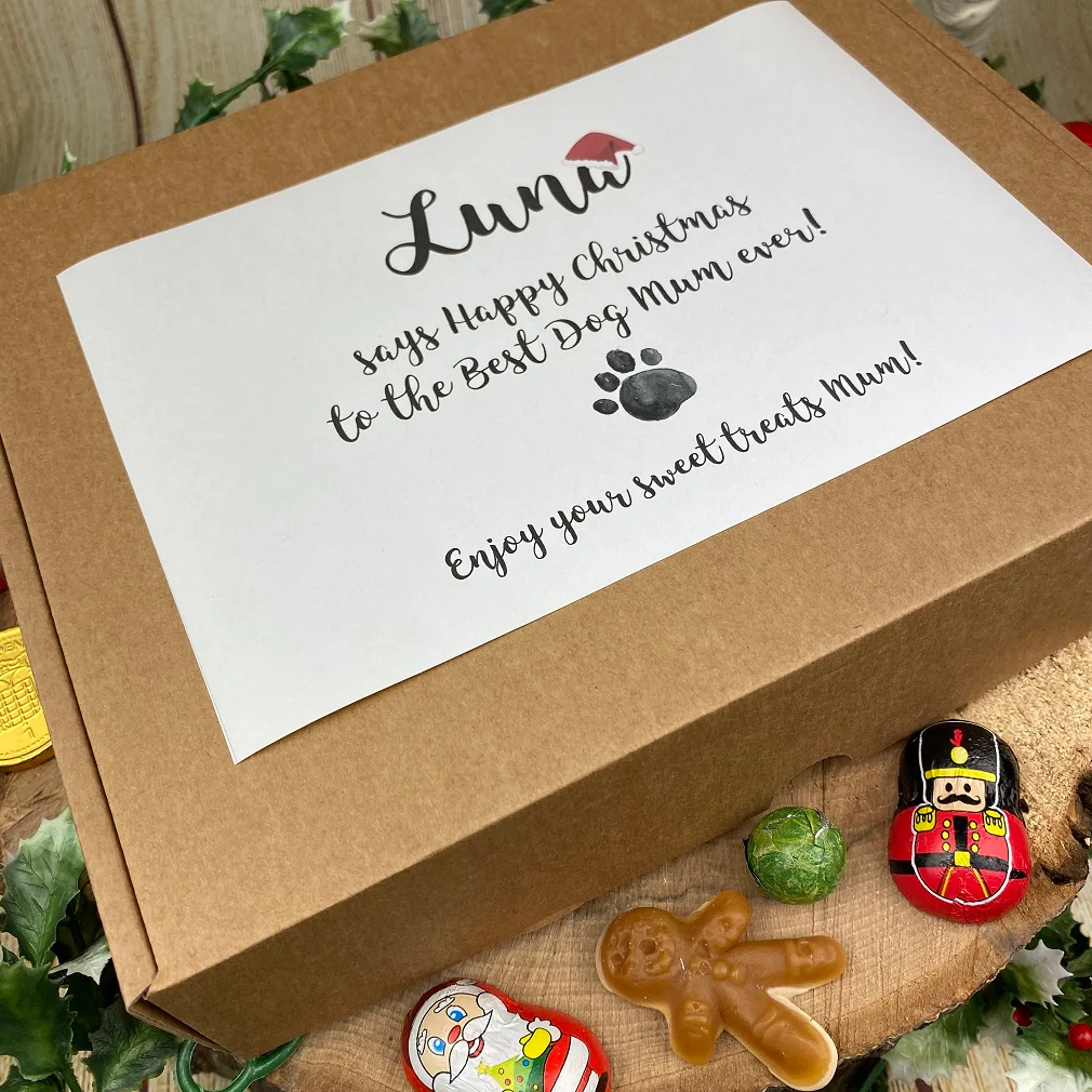 Personalised Christmas Dog Mum/Dad - Sweet Box - Image 2