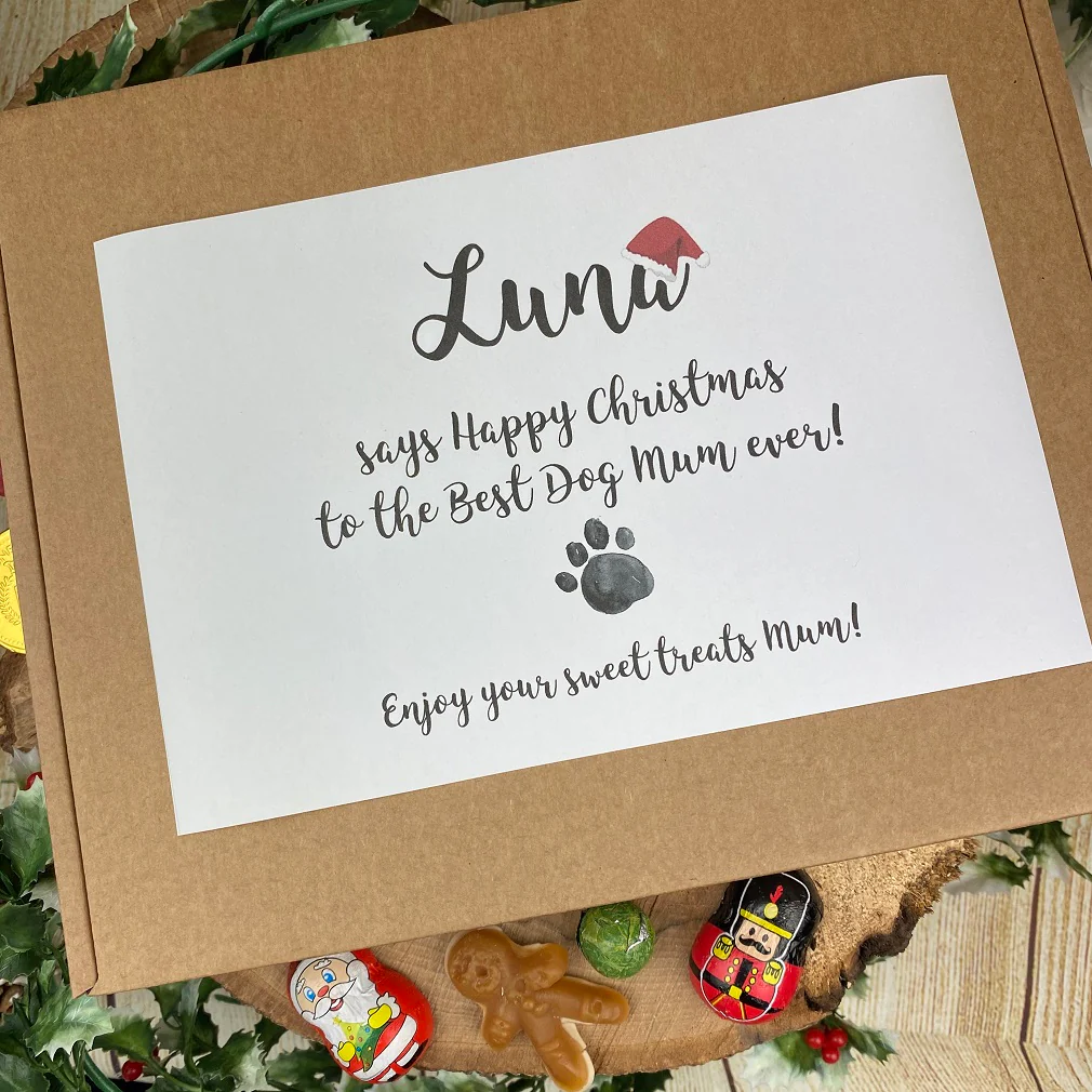 Personalised Christmas Dog Mum/Dad - Sweet Box - Image 3