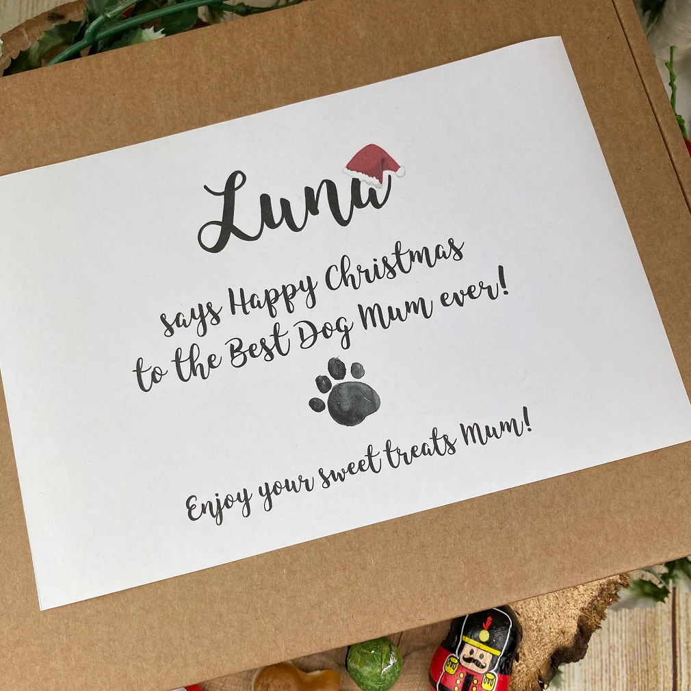 Personalised Christmas Dog Mum/Dad - Sweet Box - Image 7