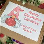Personalised Christmas Gnome Sweet Box - Image 8