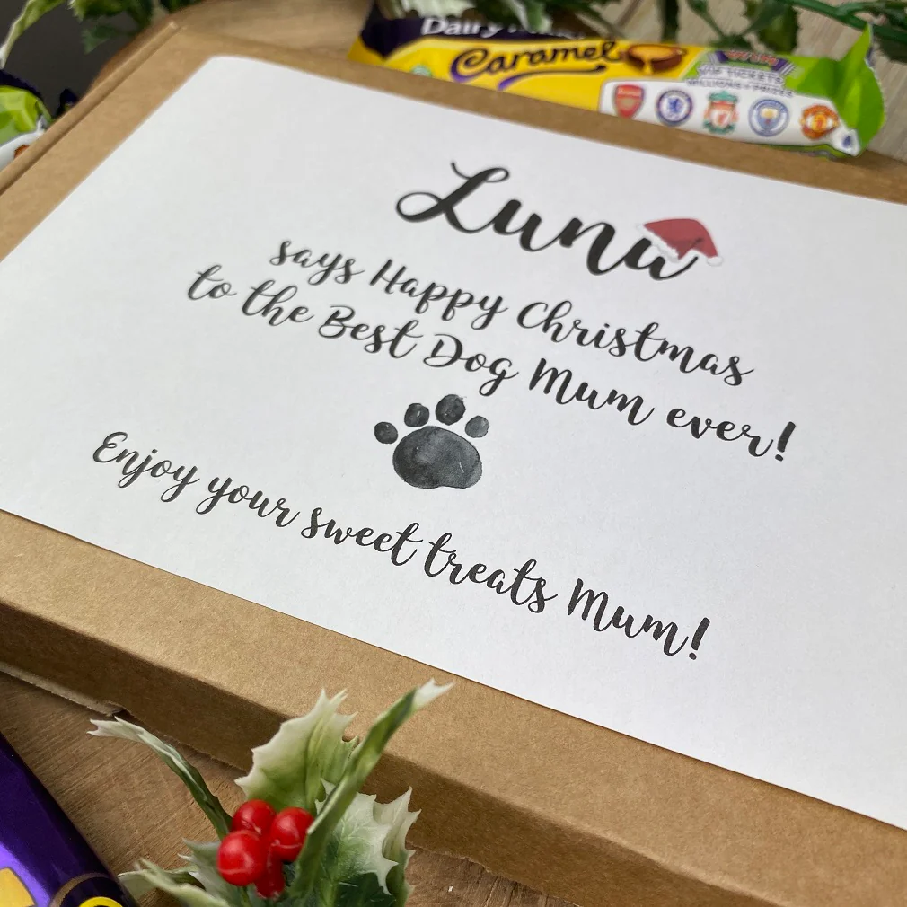 Personalised Christmas Mum/Dad - Chocolate Box - Image 8