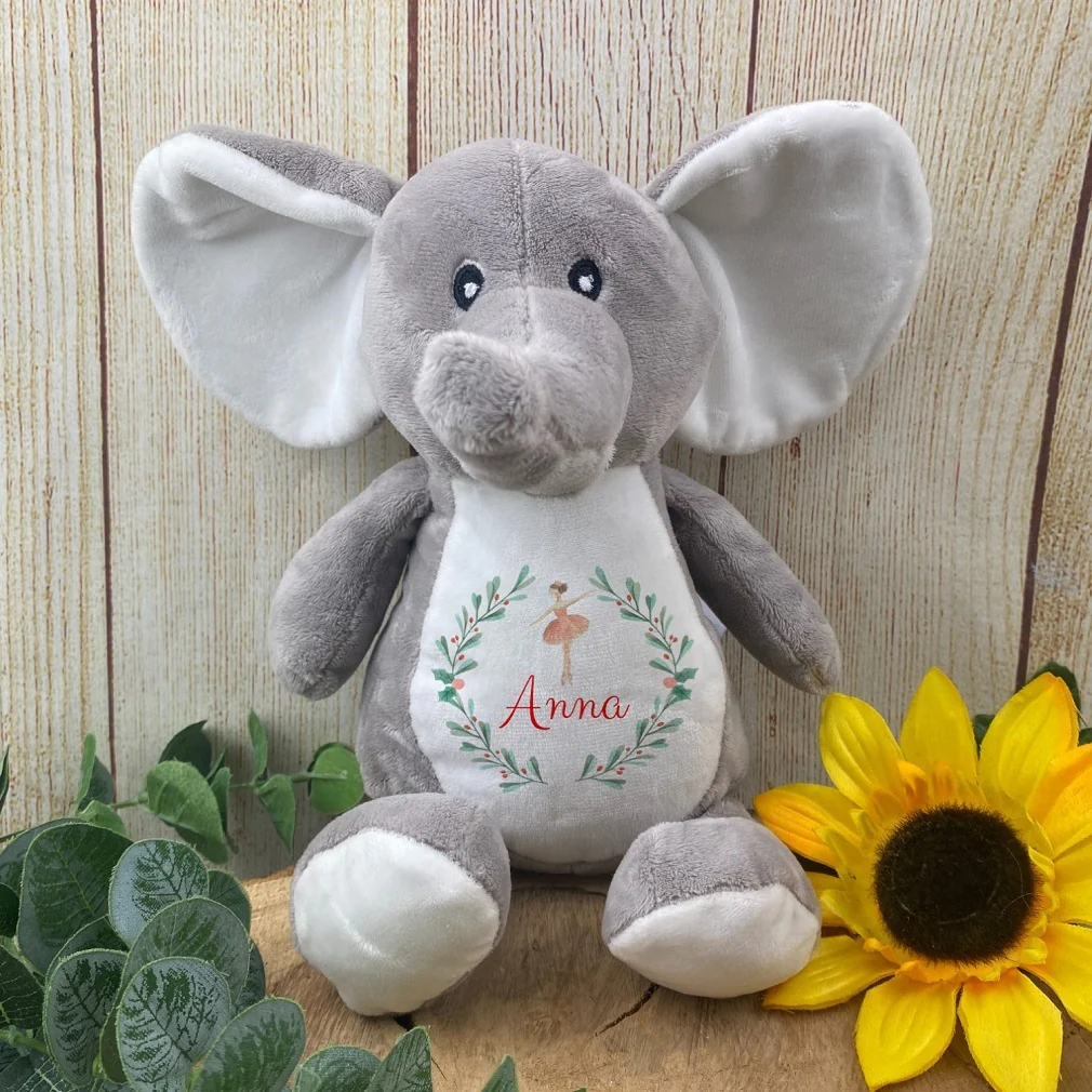 Personalised Nutcracker Christmas Teddy - Elephant - Image 6