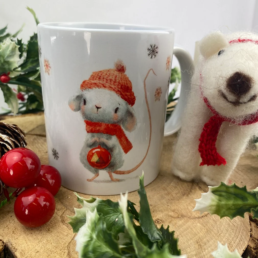 Personalised Christmouse Mug