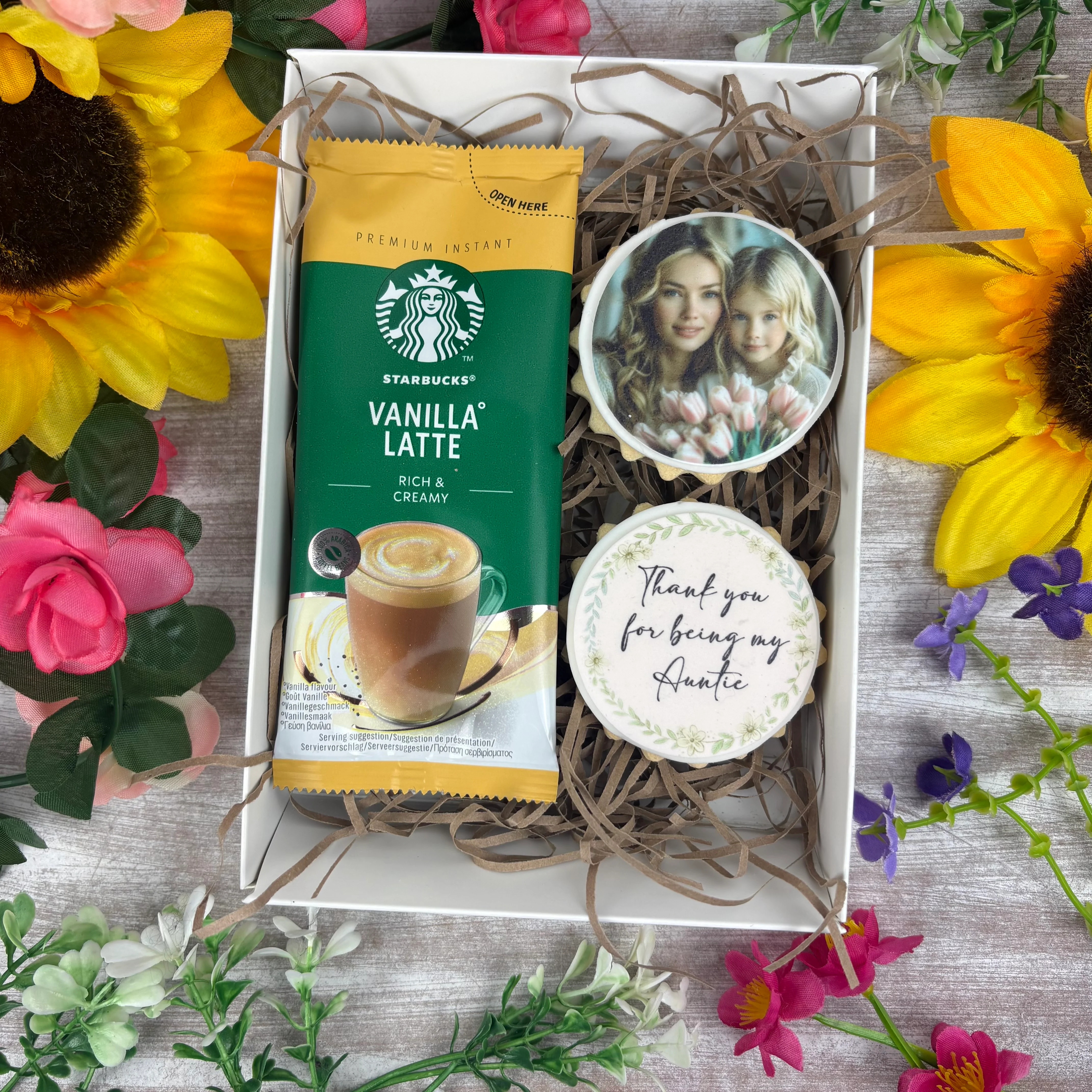 Personalised Thank You Coffee & Biscuit Box - Image 4