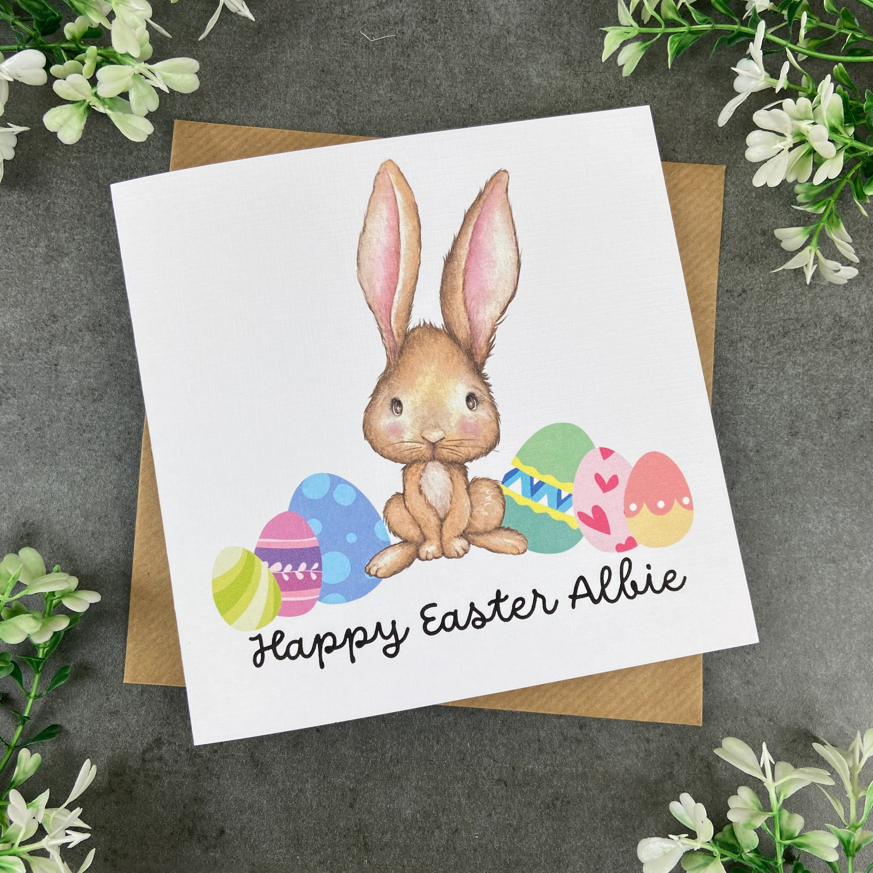Personalised Cute Easter Bunny Card - Image 5
