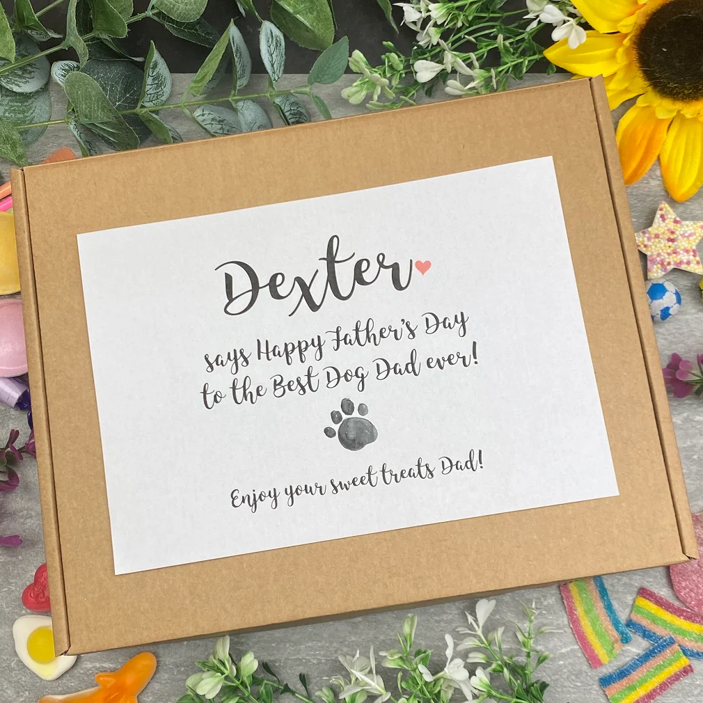 Personalised Dog Dad Sweet Box - Image 6