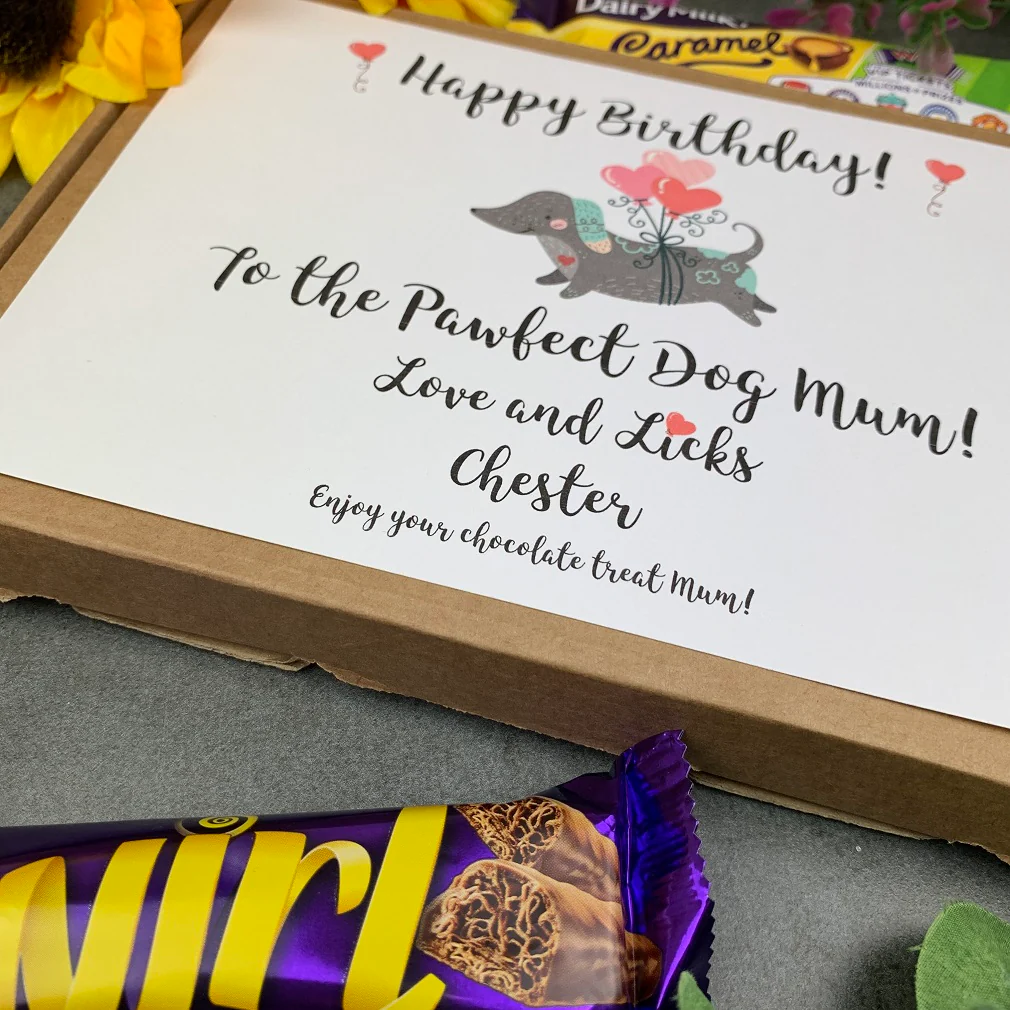Personalised Dog Mum Birthday Chocolate Box - Image 4