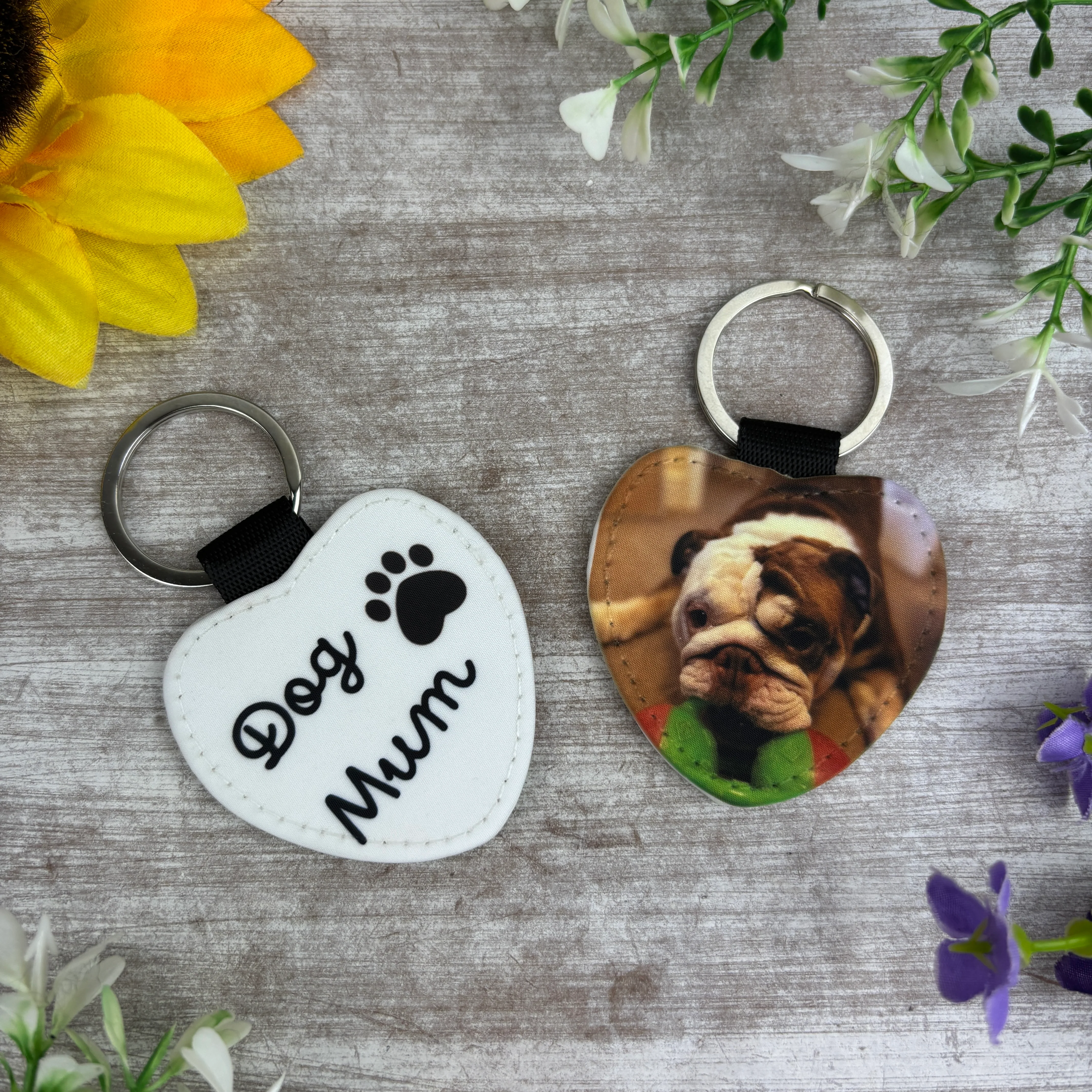 Personalised Dog Mum Photo Keyring - Image 2