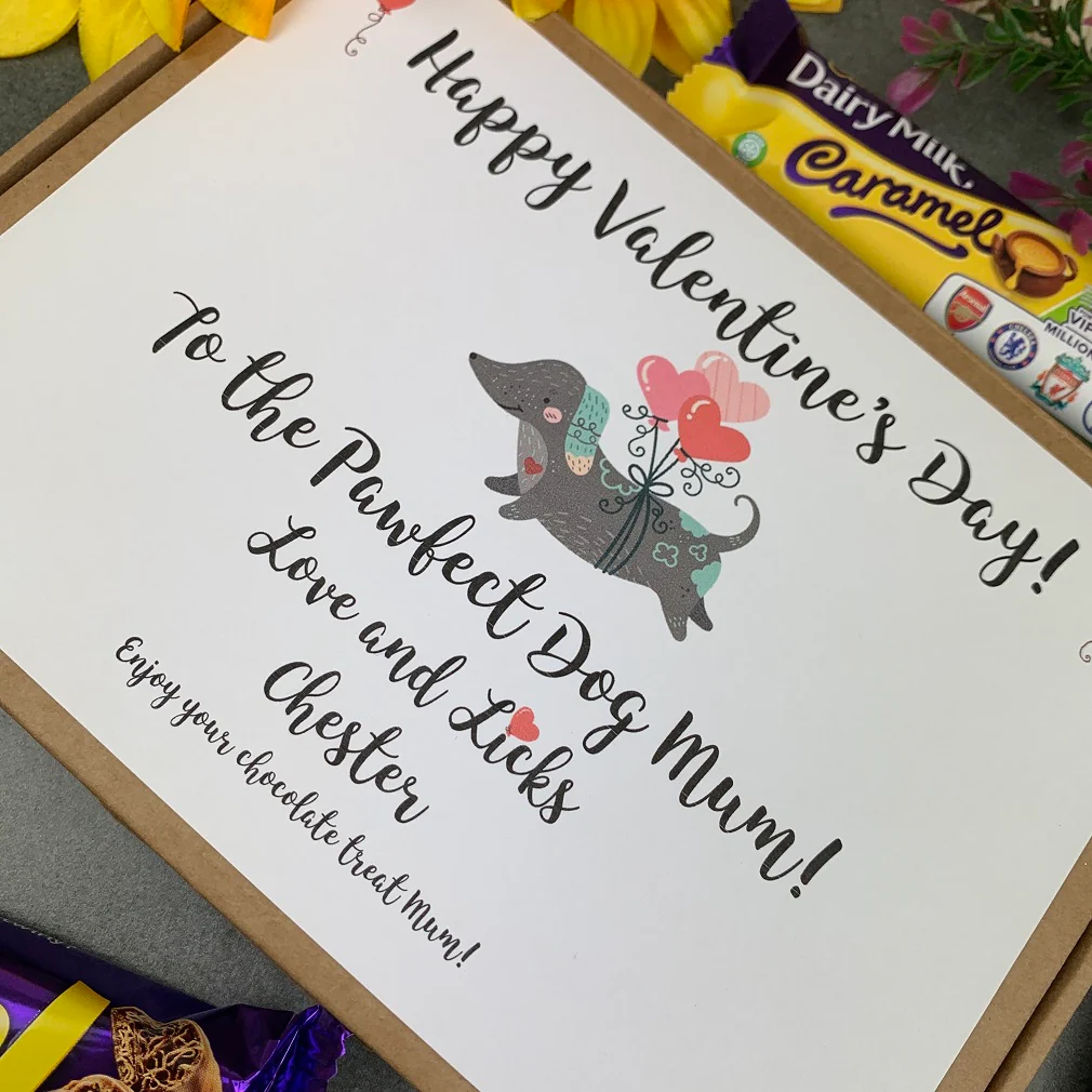 Personalised Dog Mum Valentine's Day Chocolate Box - Image 5