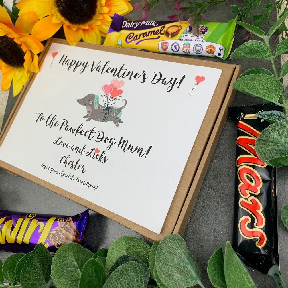 Personalised Dog Mum Valentine's Day Chocolate Box - Image 9