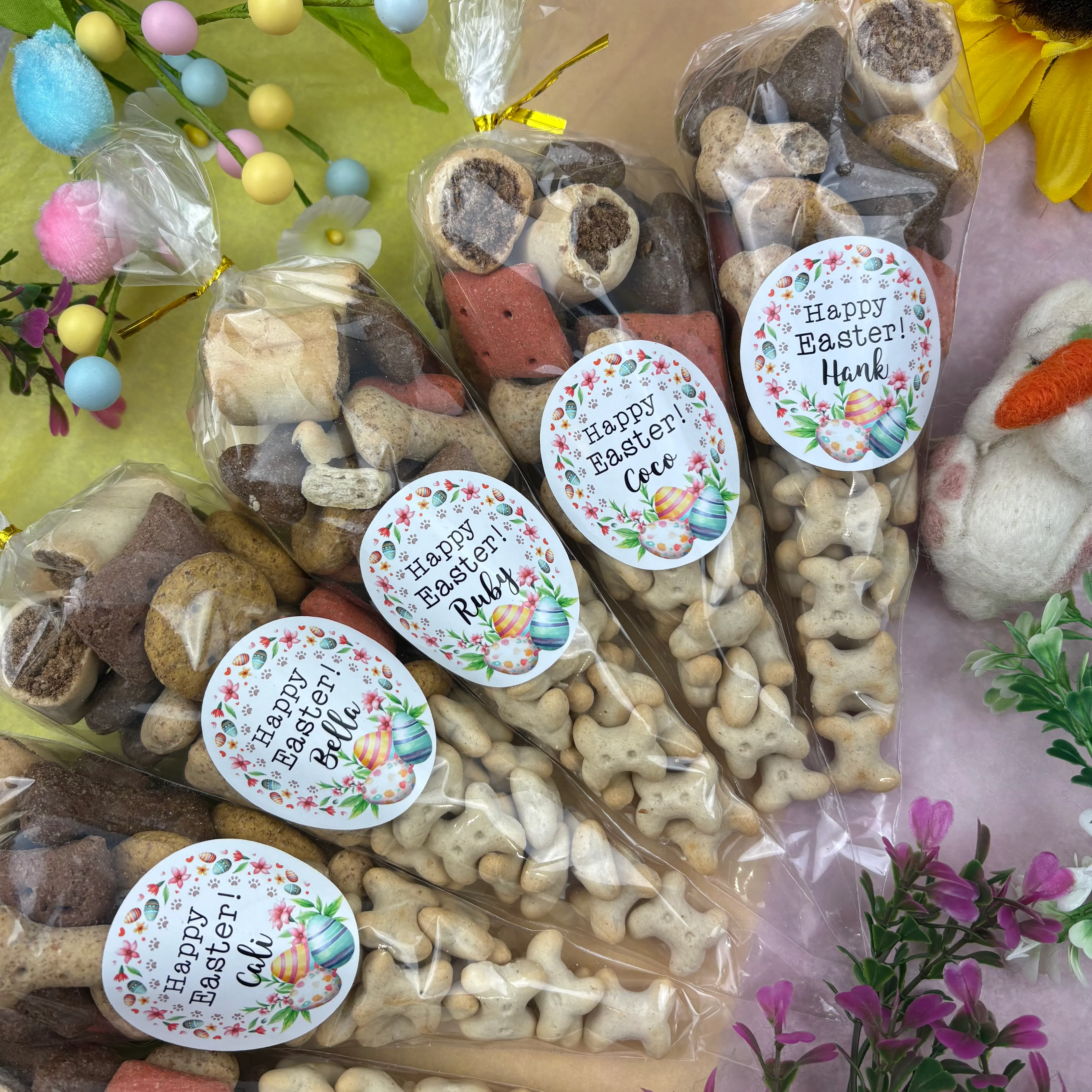 Personalised Easter Dog Treat Cone