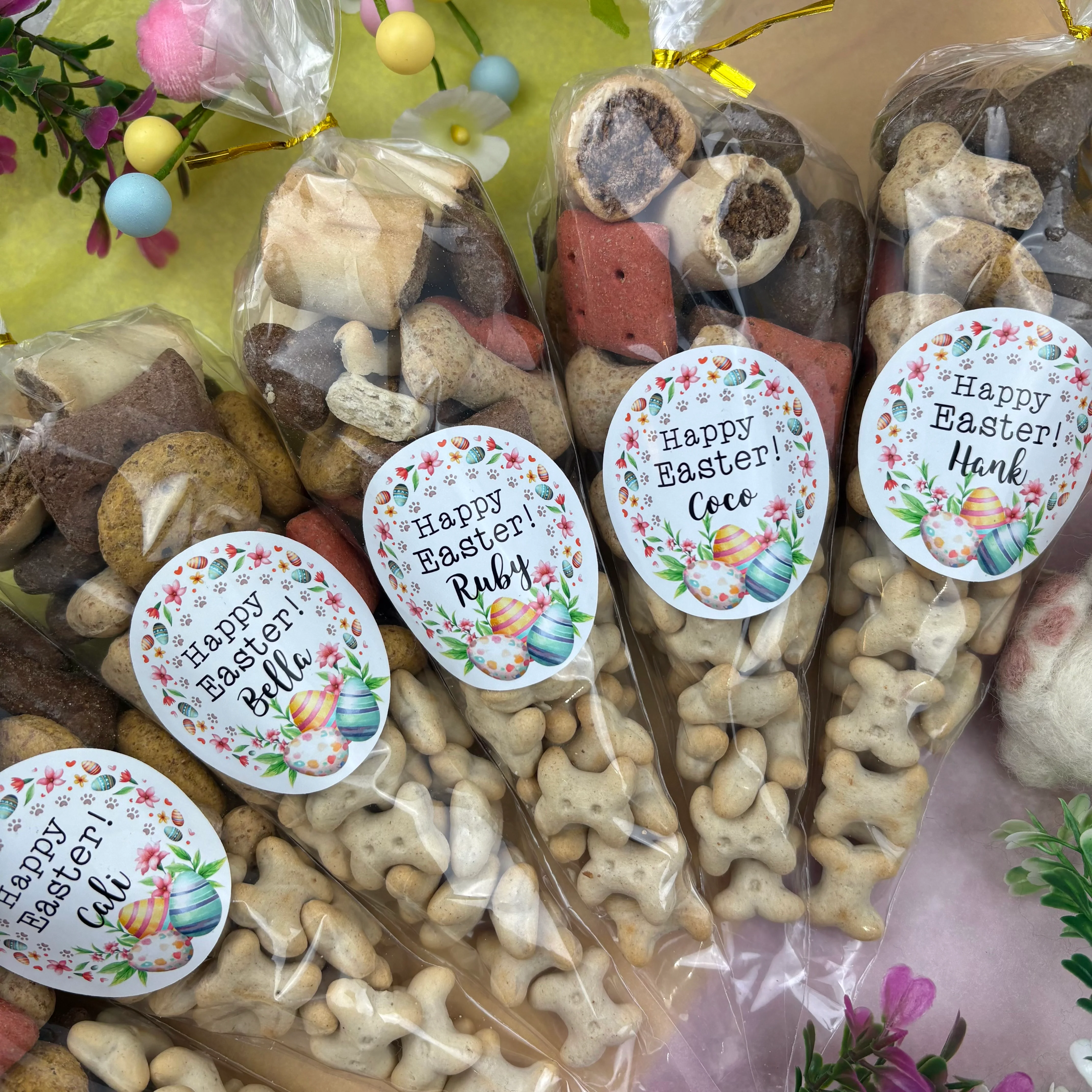 Personalised Easter Dog Treat Cone - Image 4