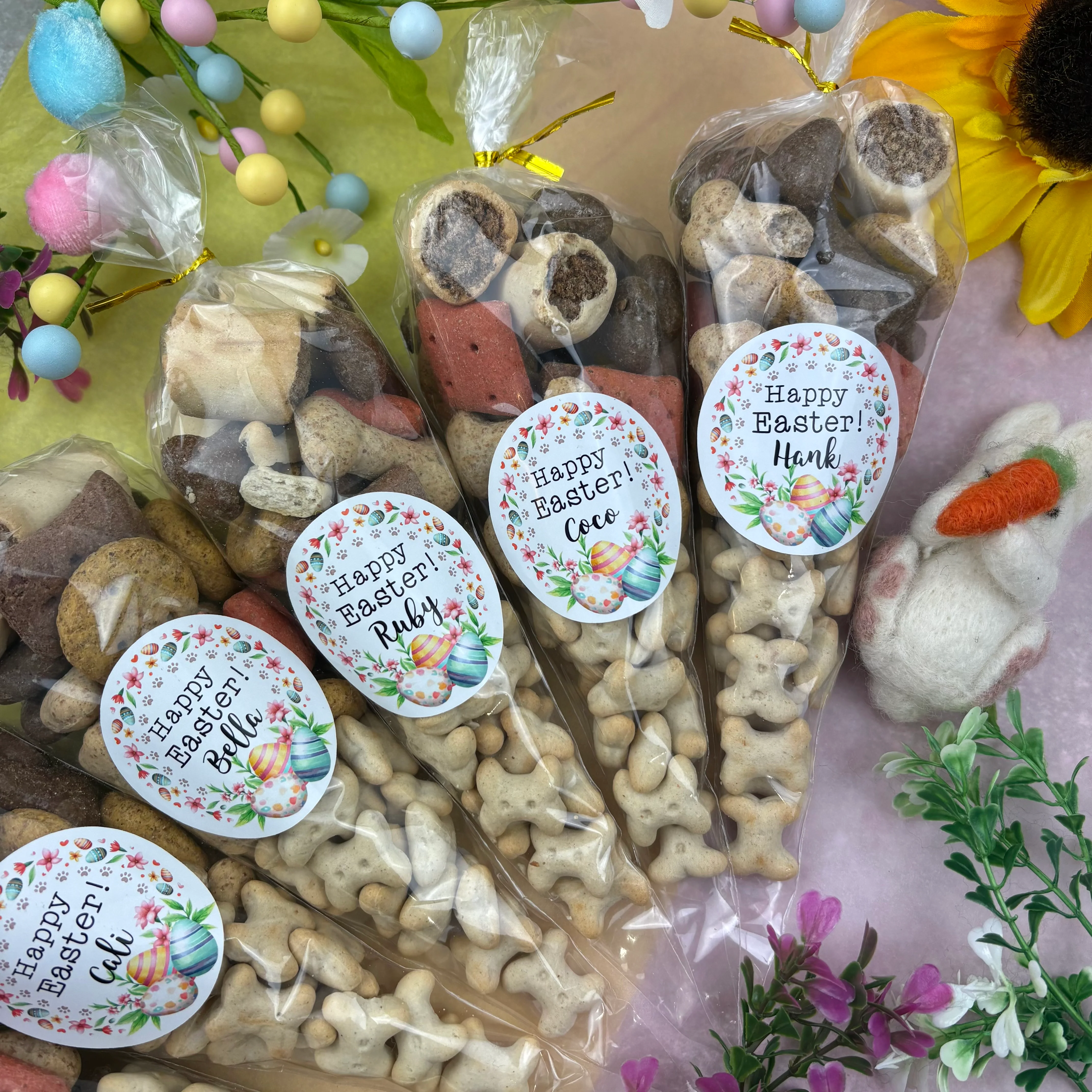 Personalised Easter Dog Treat Cone - Image 6