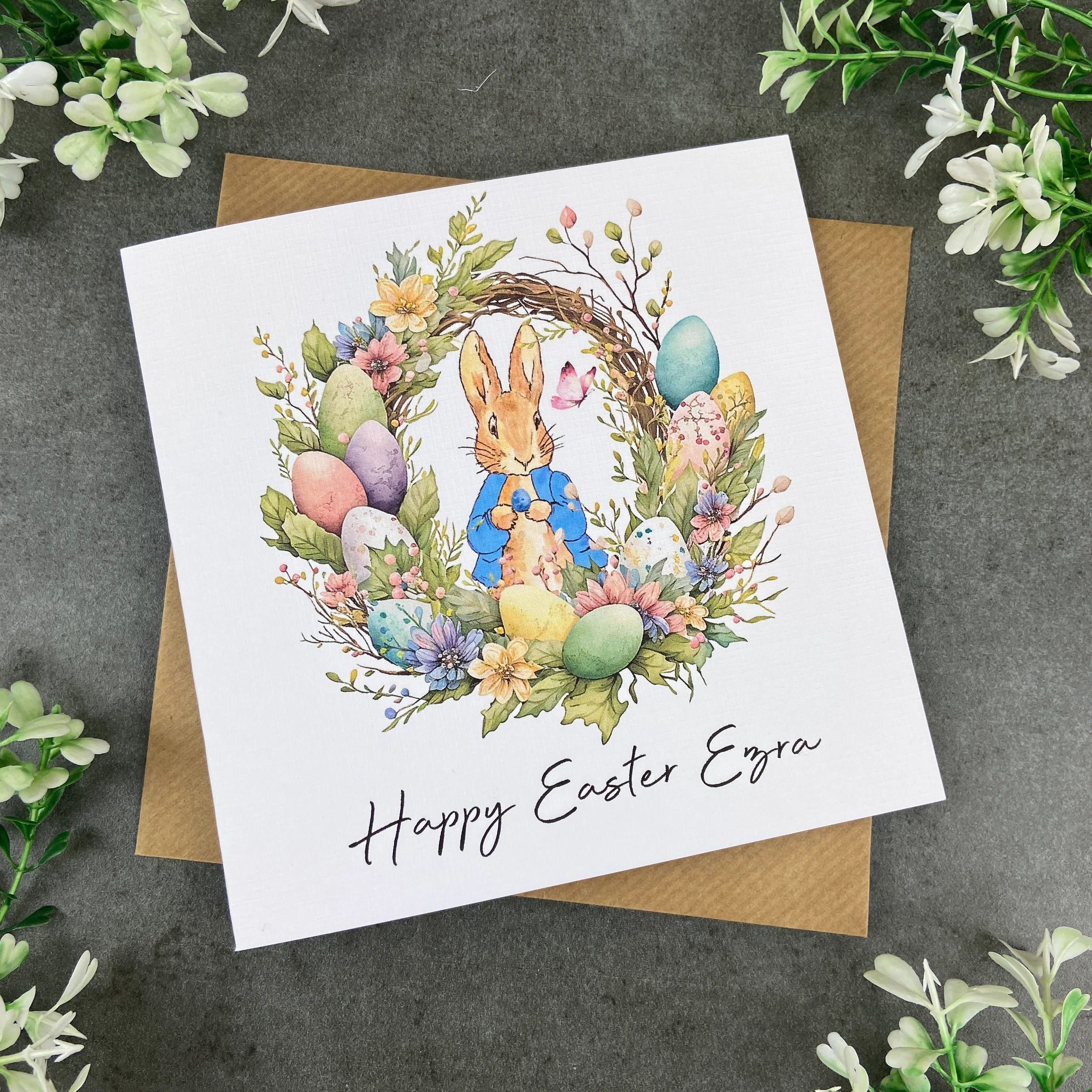 Personalised Easter Rabbit Card - Image 3