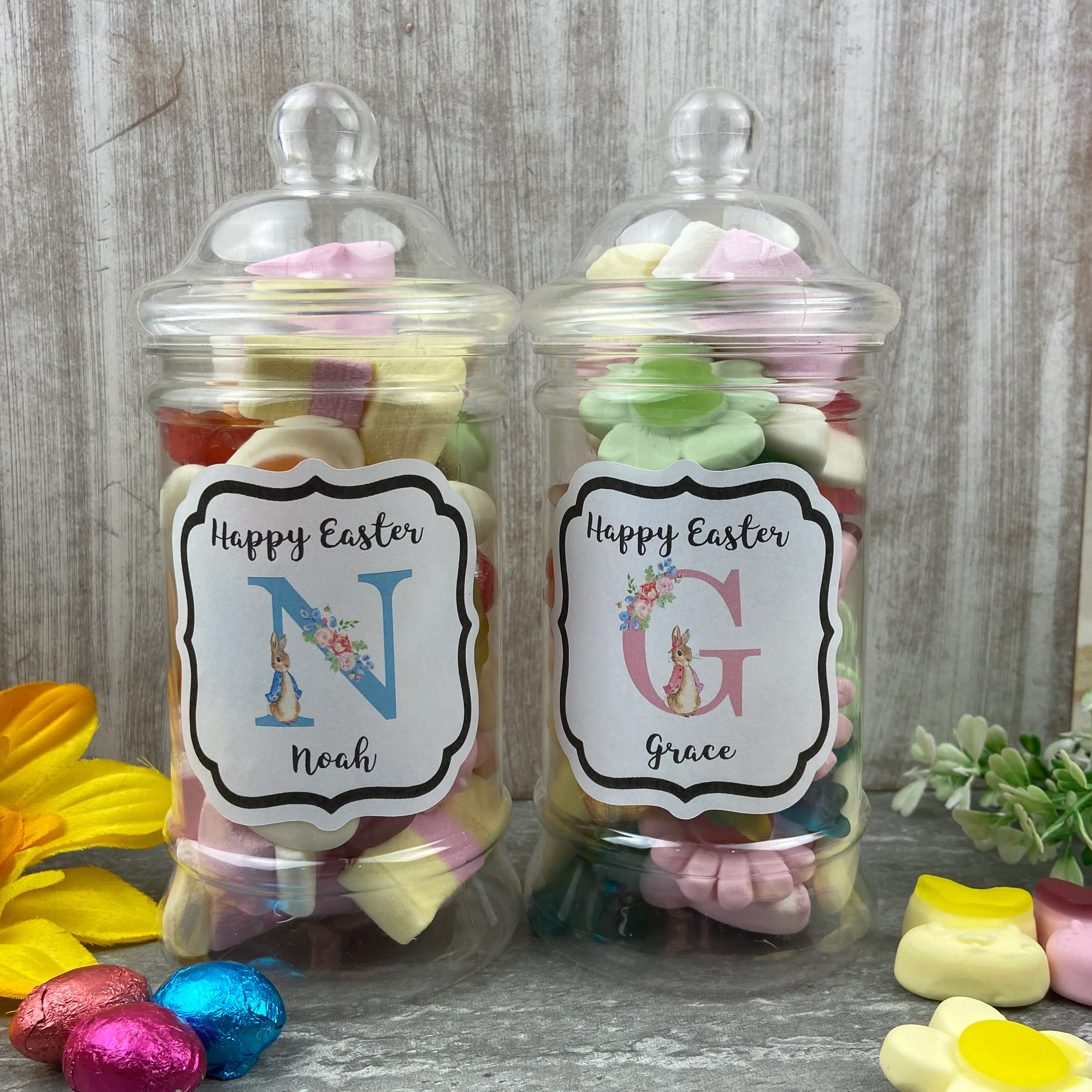Personalised Easter Rabbit Sweet Jar - Image 14