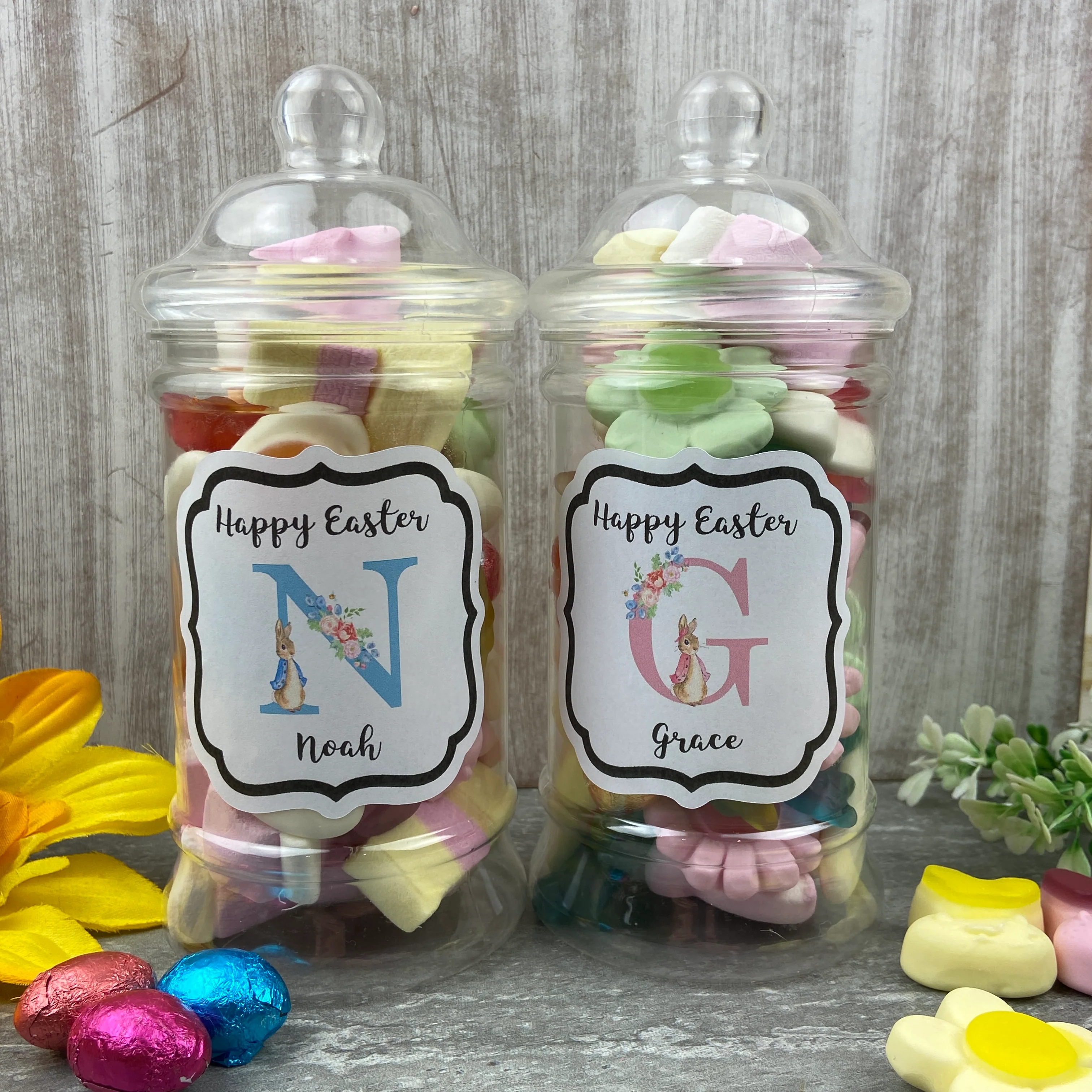 Personalised Easter Rabbit Sweet Jar - Image 15