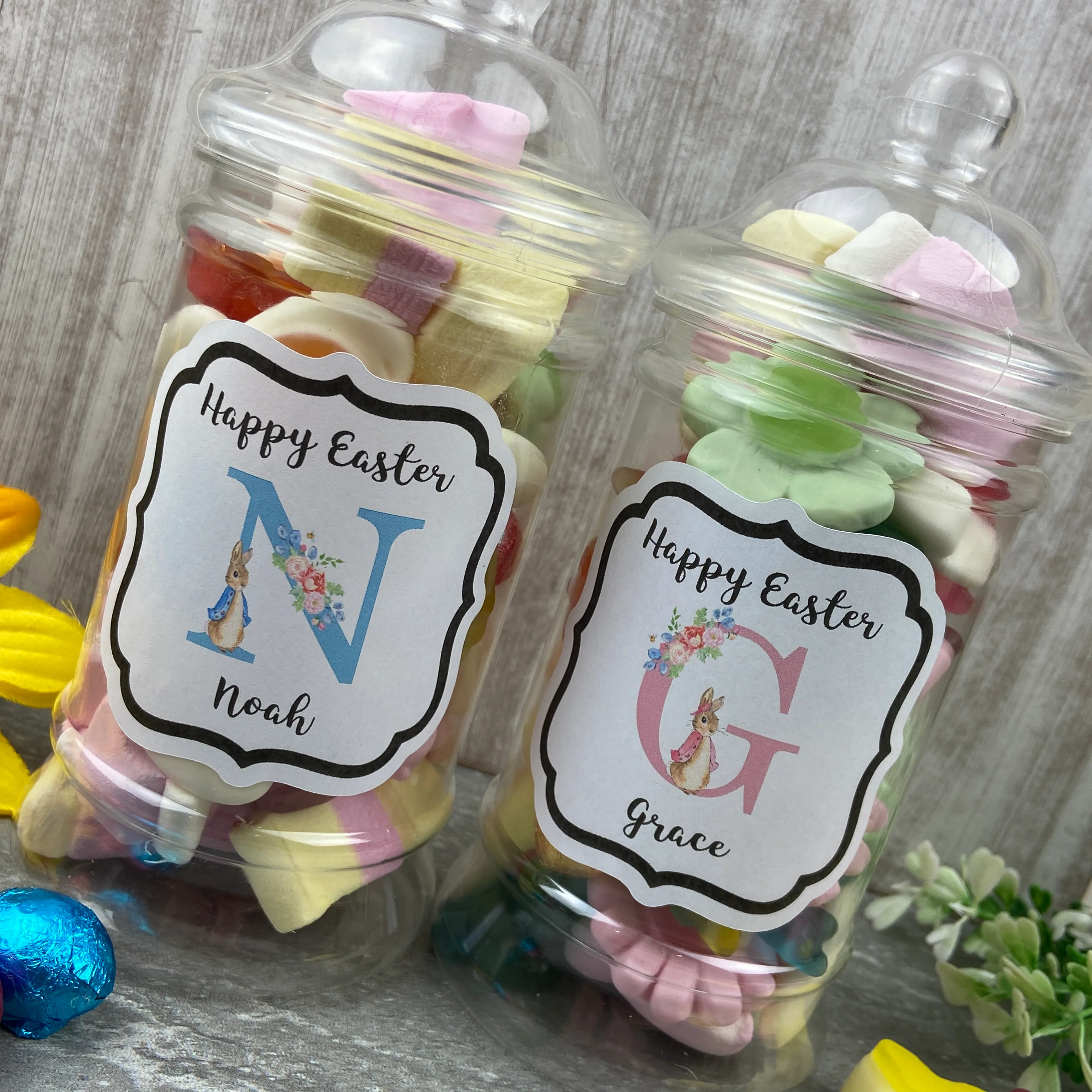 Personalised Easter Rabbit Sweet Jar - Image 16